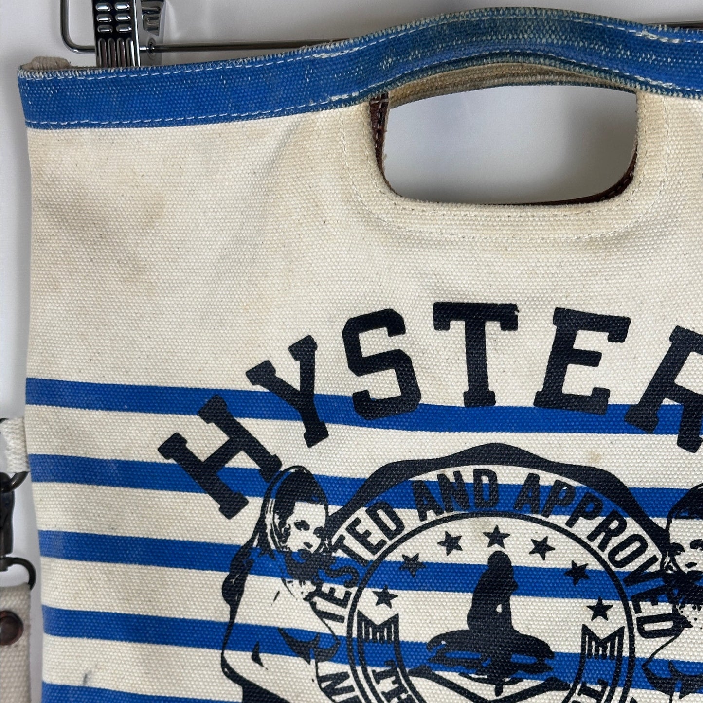 Hysteric Glamour Striped Print Tote