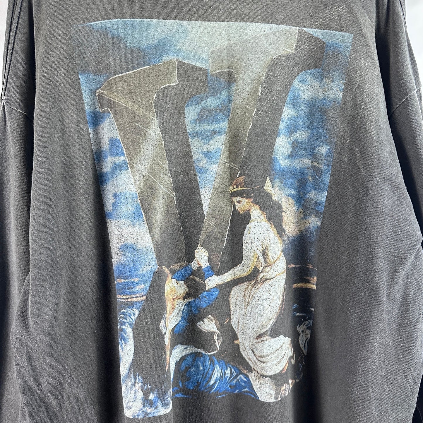 Saint Michael x Vlone Grey Maria Longsleeve Shirt