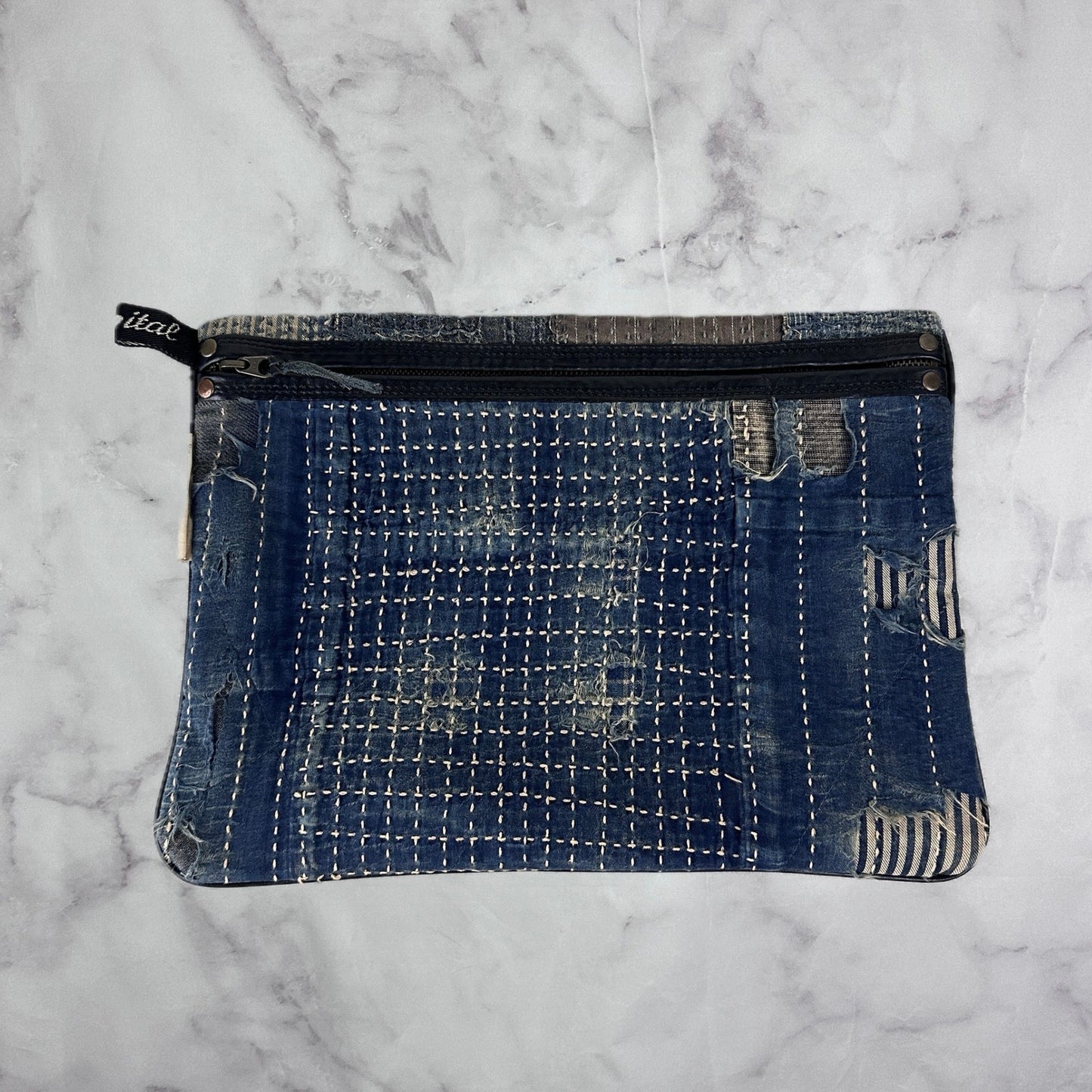Kapital Kountry Boro Denim Pouch