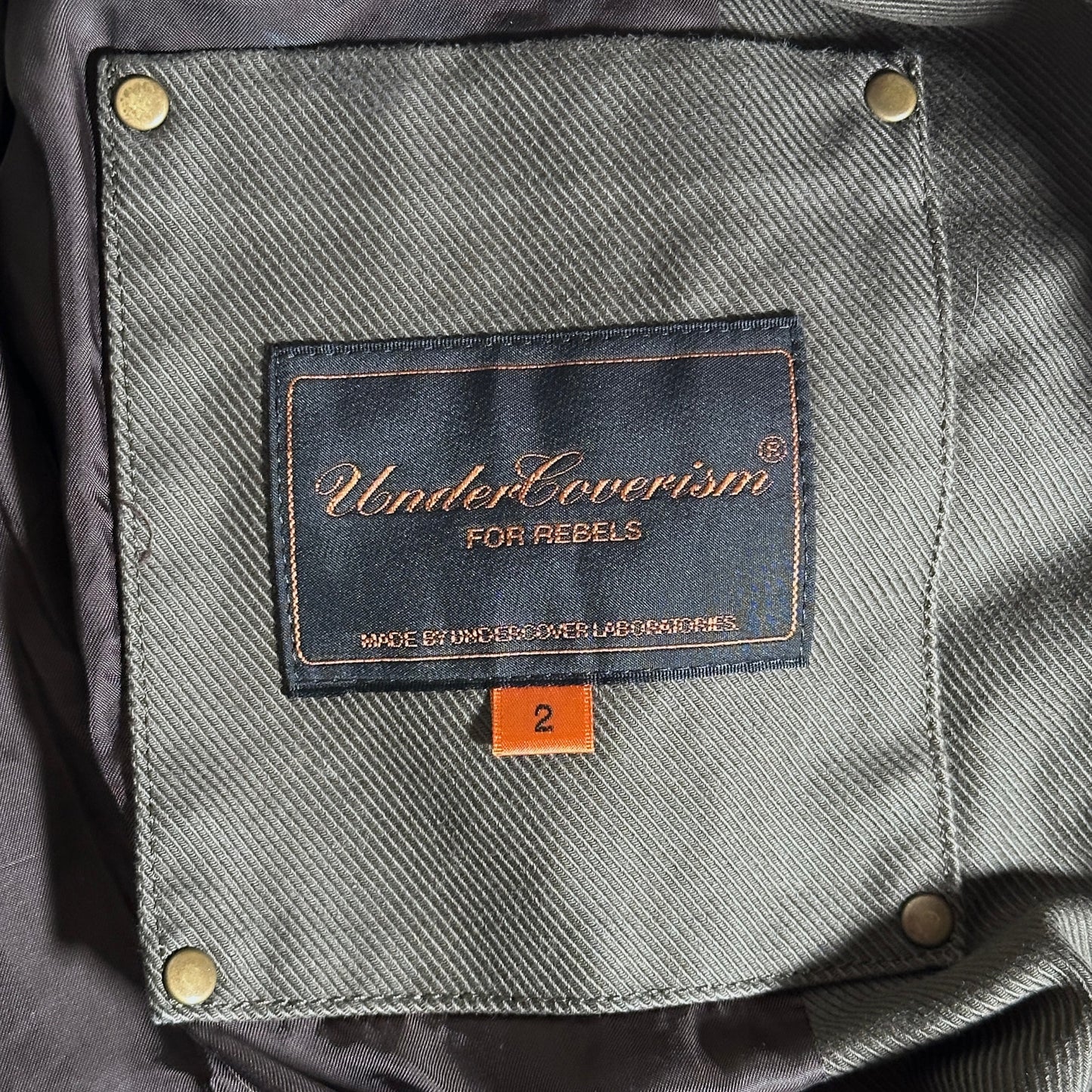 Undercover A/W07 Brown Speaker Military Jacket