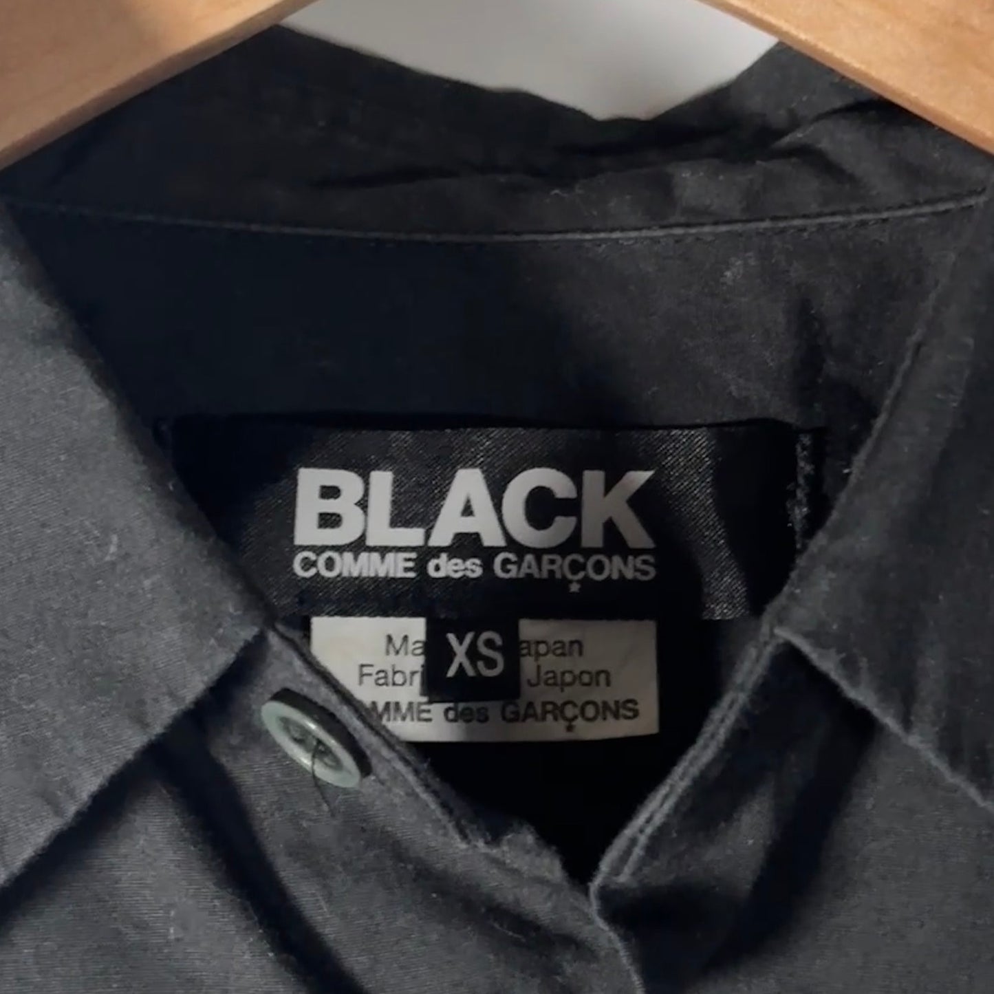 Comme des Garçons BLACK Belted Button-Up Shirt