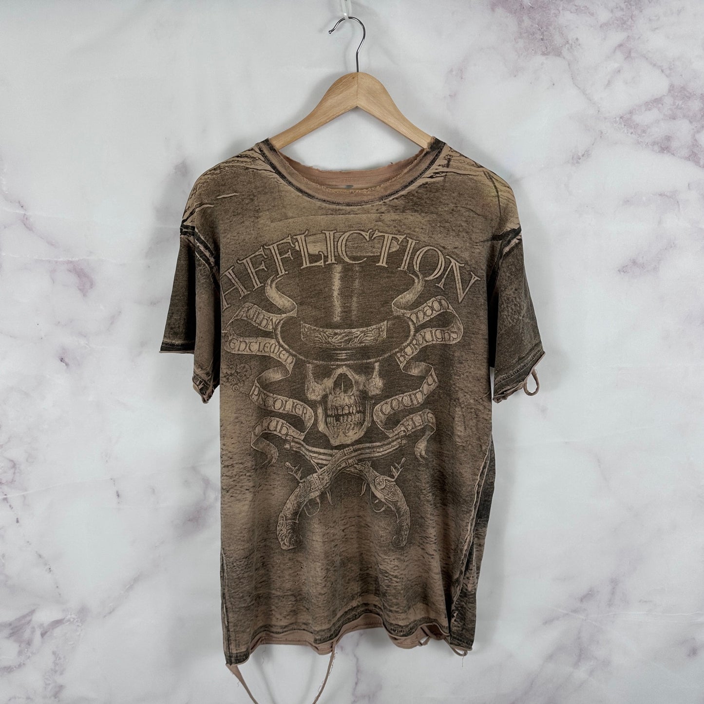 Affliction Live Fast Gun Tee