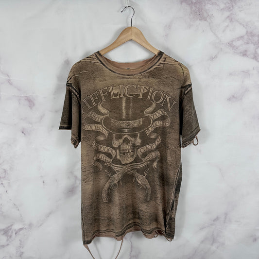 Affliction Live Fast Gun Tee