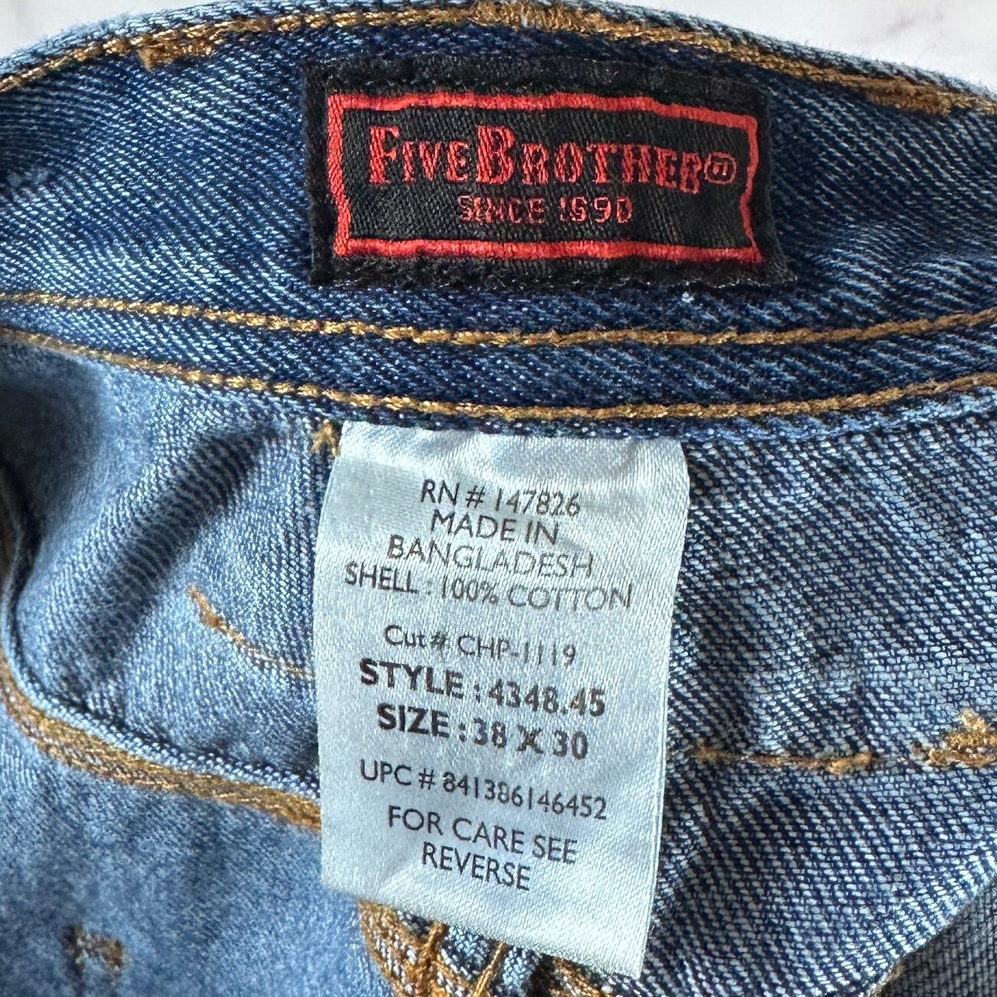 Vintage Five Brother Denim Double Knee Carpenter Pants