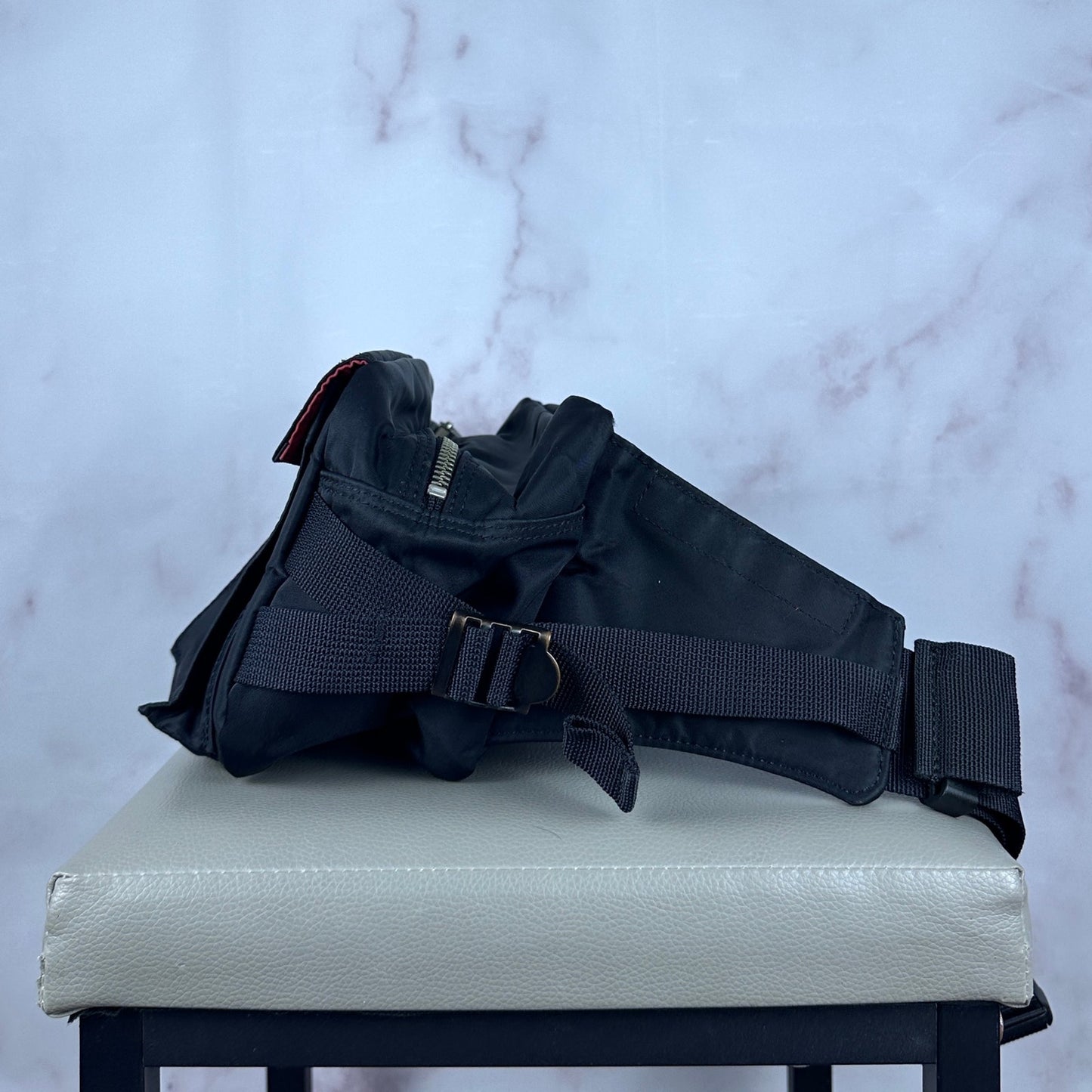 Porter Yoshida & Co. Black/Red Tanker Bag