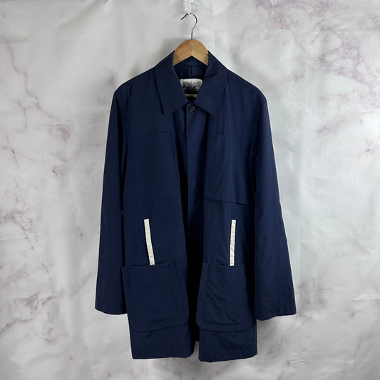 Undercover A/W01 D.A.V.F. Navy Long Coat