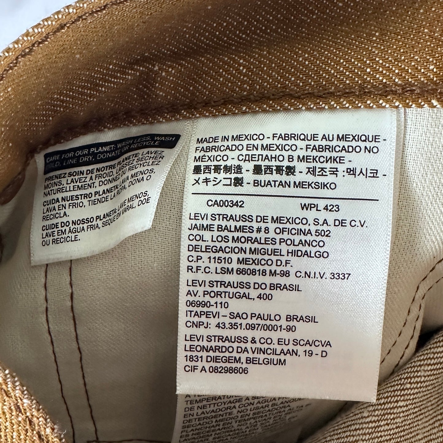 Levi’s 501 White Oak Brown Denim