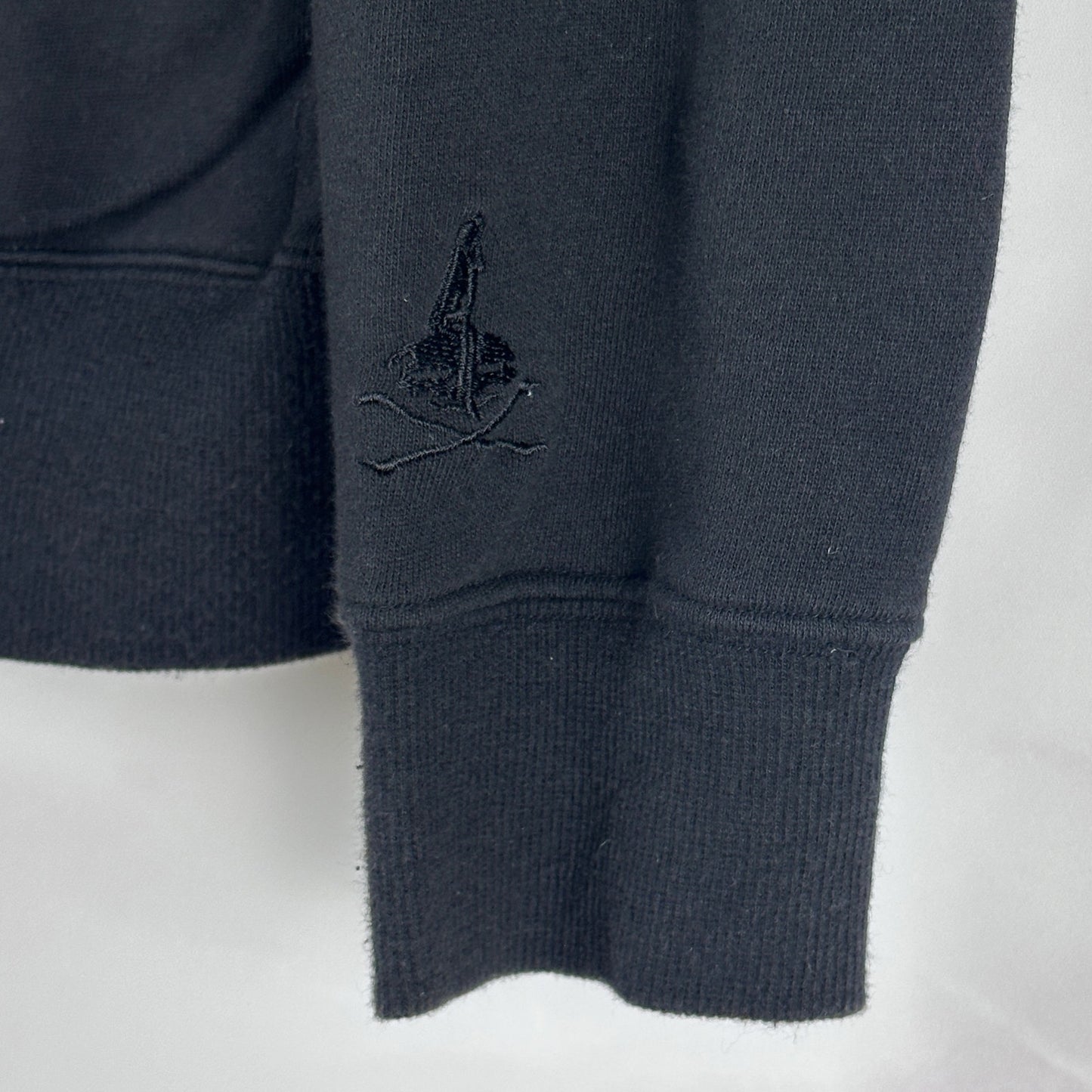 Hysteric Glamour Black Studded Zip-Up Hoodie