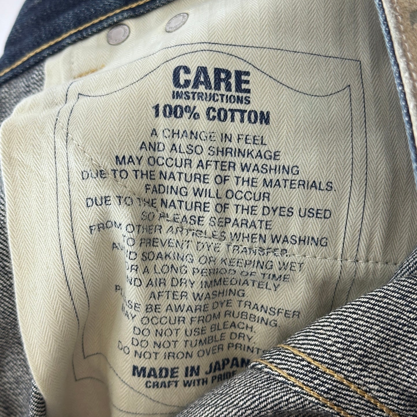 Neighborhood Rigid DP Mid 14oz Selvedge Denim