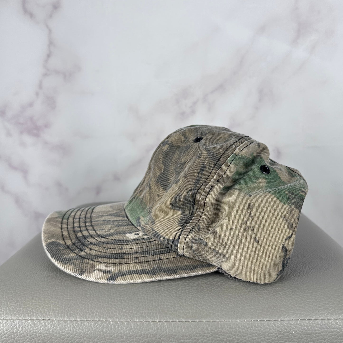 Vintage USA Made Tree Camo SnapBack Hat