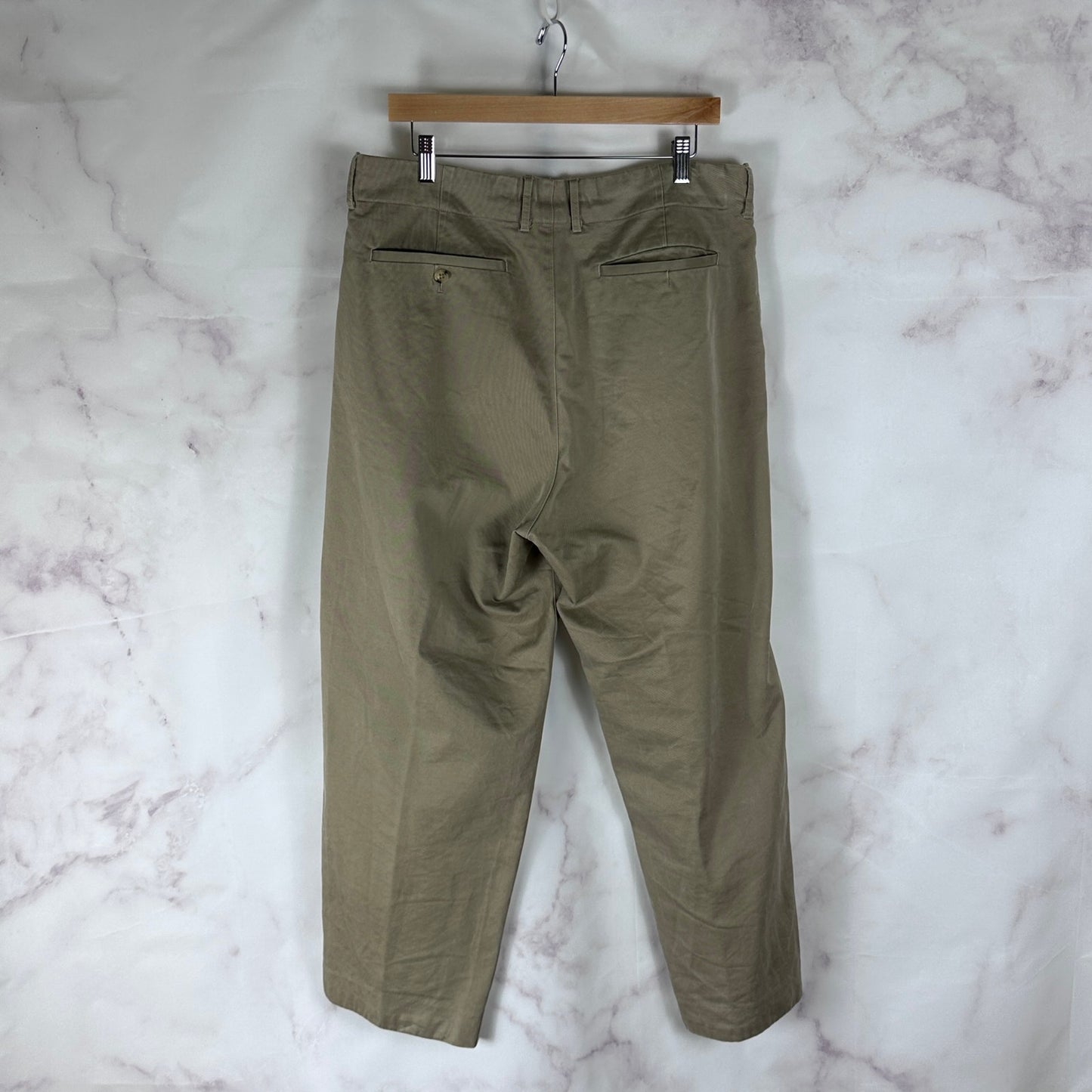 Auralee Finx Straight-Leg Wash Chino