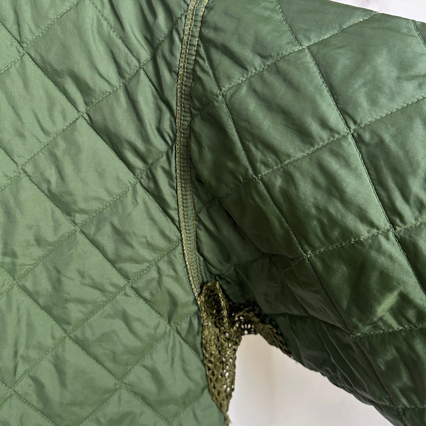 Vintage British Army Green Parka Liner