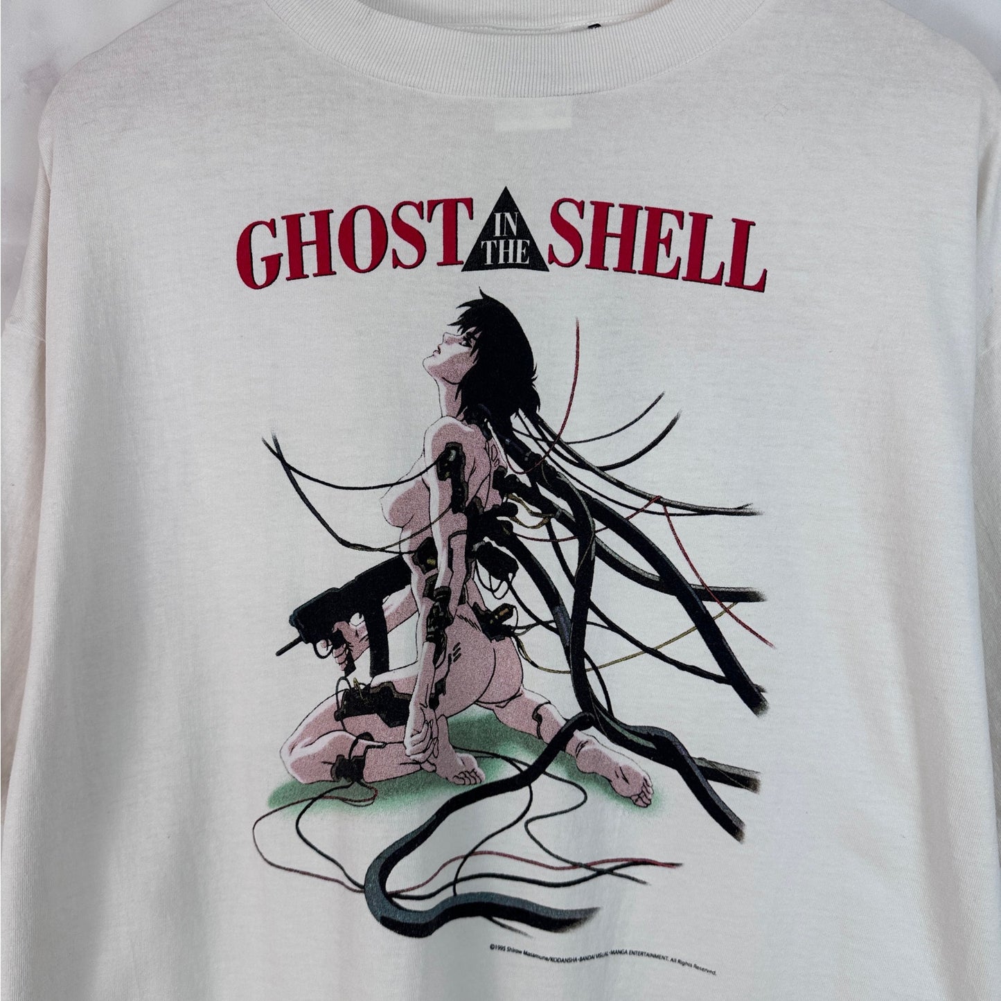 Saint Michael x Ghost in the Shell White Graphic Tee