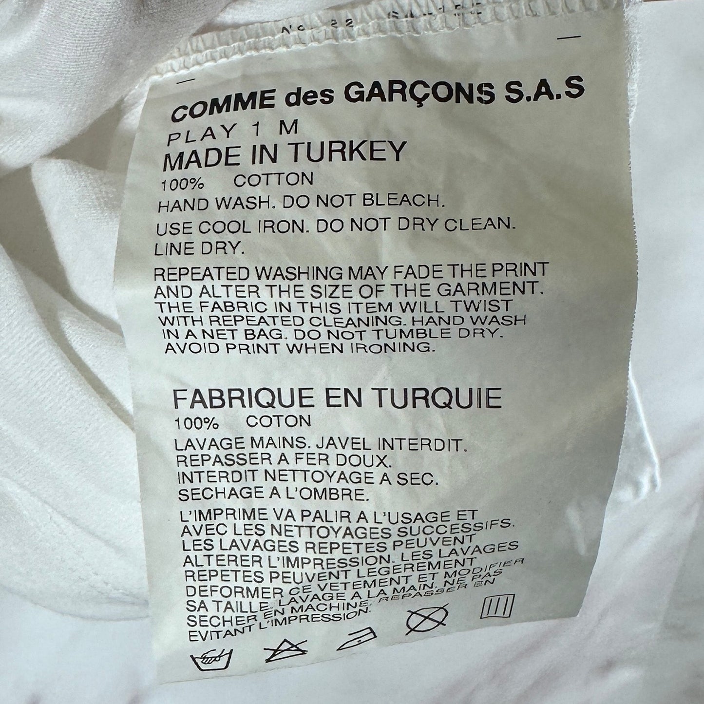 Comme des Garçons Play Birds Parfums Tee