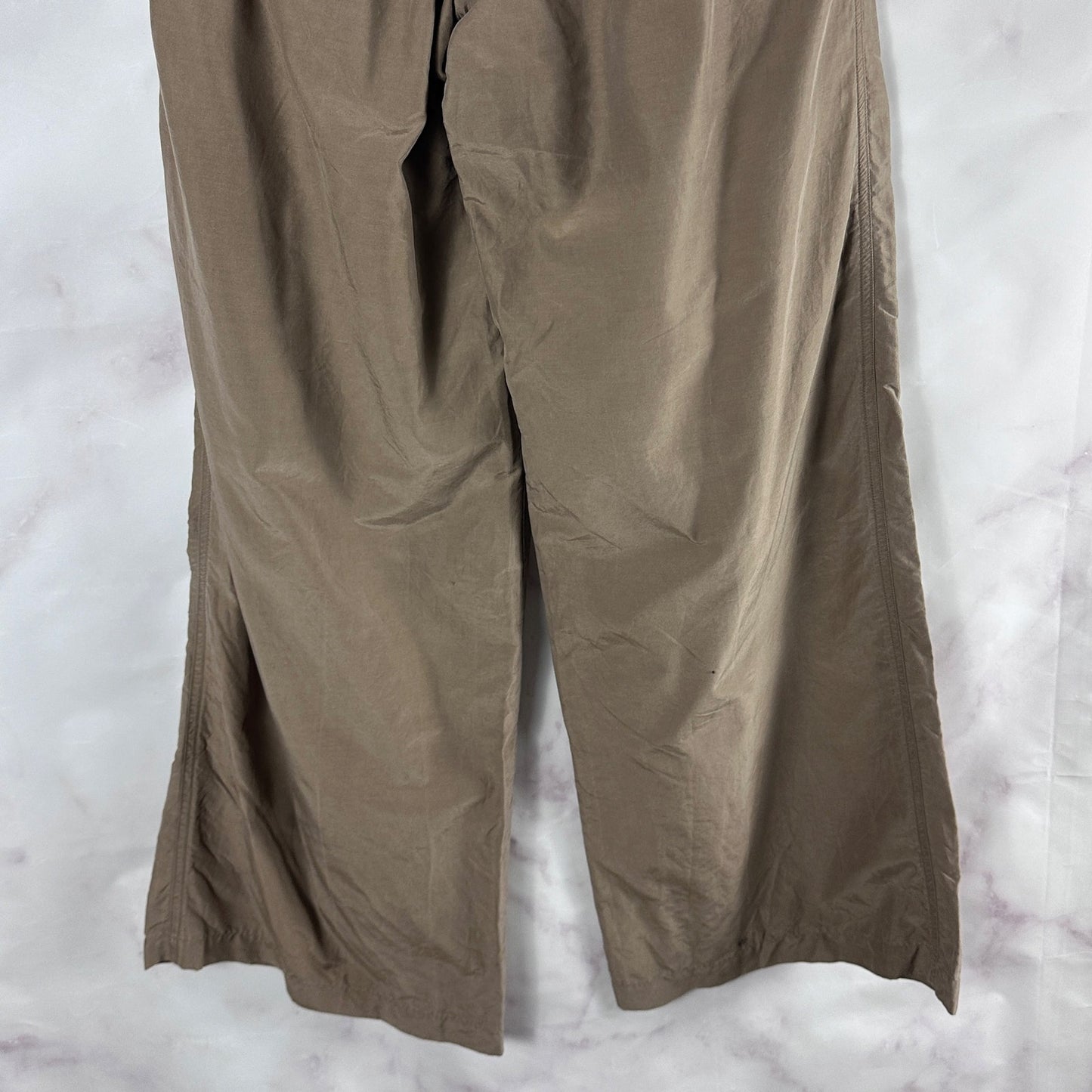 Auralee S/S20 Tan Silk Cotton Cloth Wide Pants