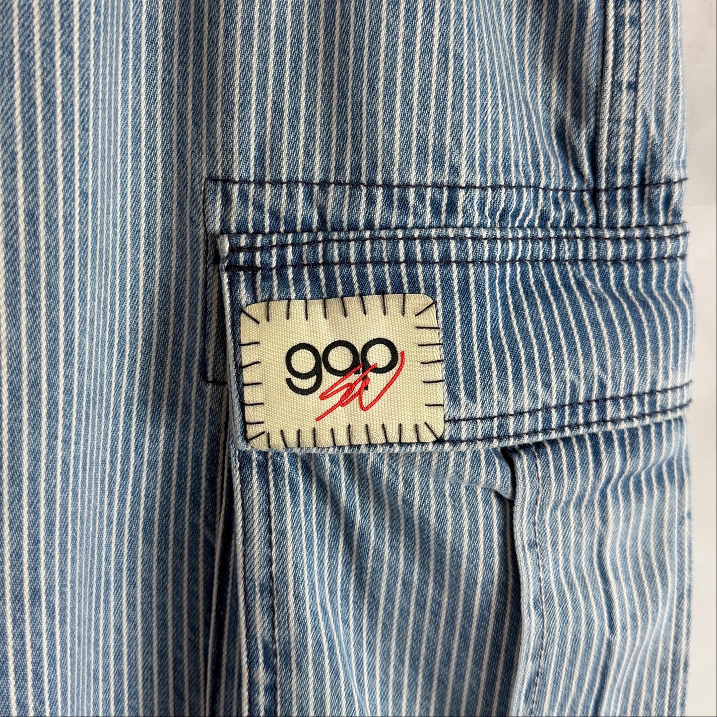 Sean Wotherspoon x Gap Railroad Stripe Cargo Baggy Denim
