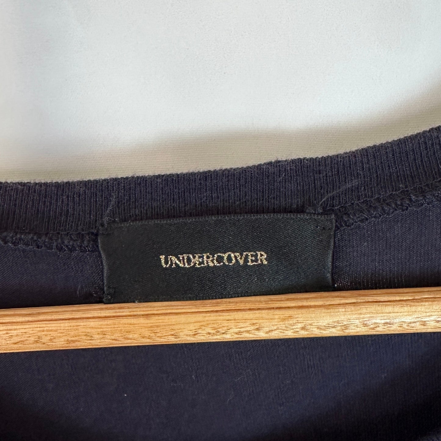 Undercover S/S15 'Mud Rug Navy Deformed Tee