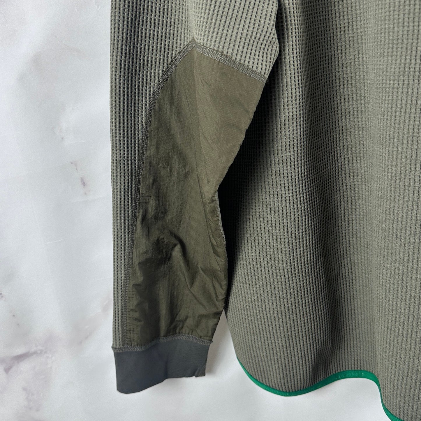 Hidden NY x And Wander Olive PE Waffle Thermal Longsleeve