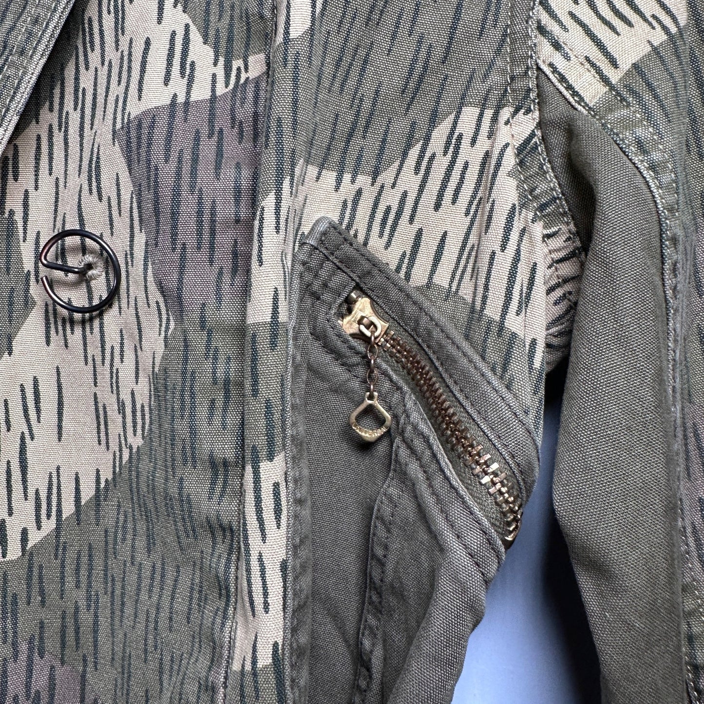 Kapital Military-Style Rain Camo Belted Parka