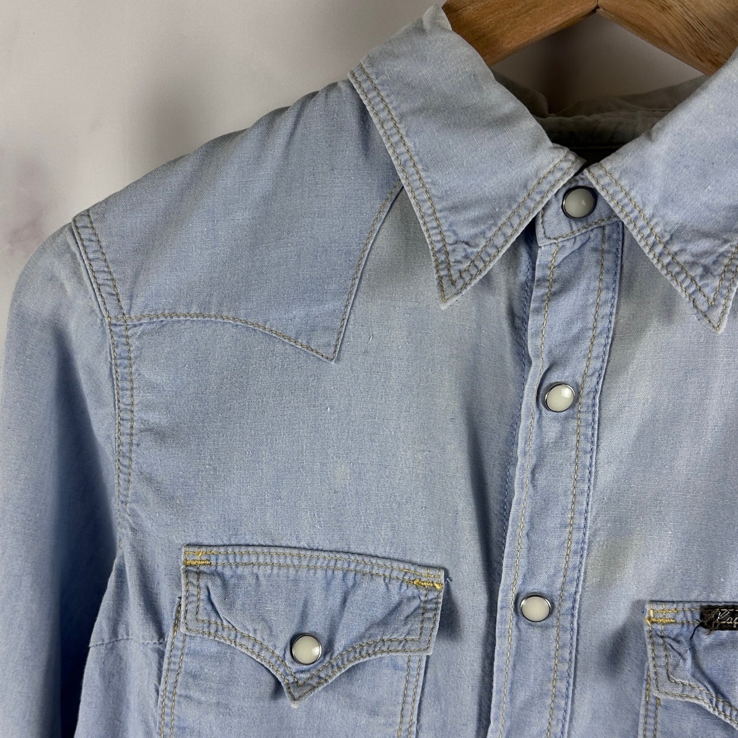Kapital Baby Blue Western Shirt