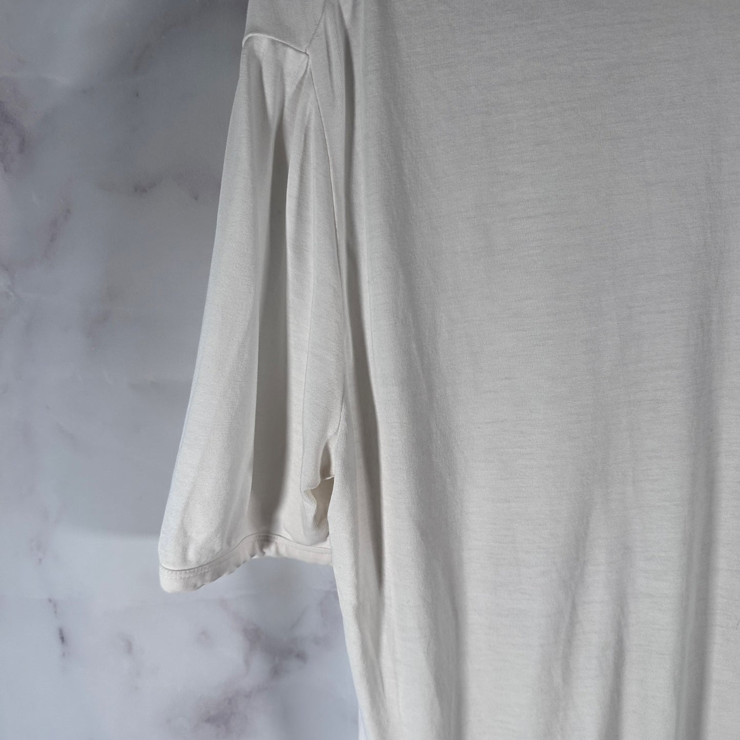 RAF Simons S/S05 Staff ‘Thin Air’ White Text Tee