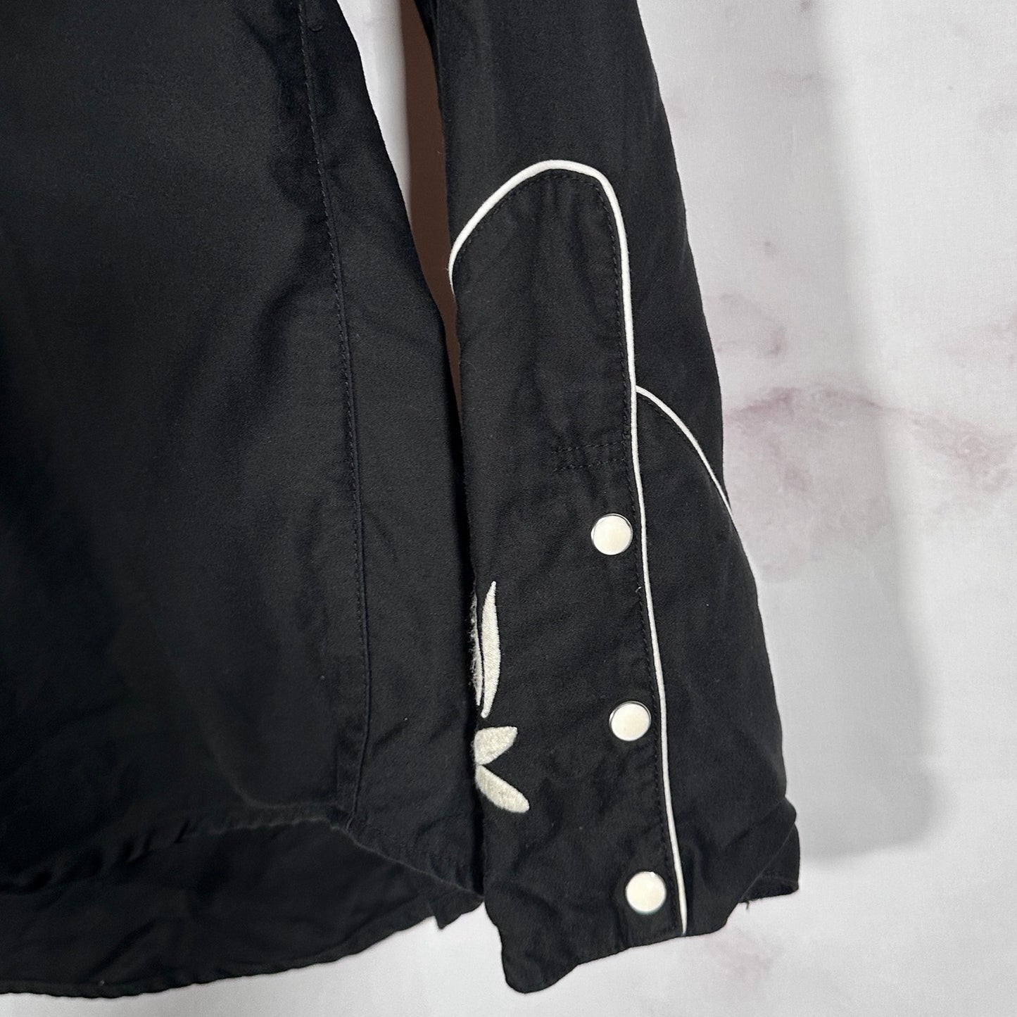 Neighborhood Black Nashville Western Button Up