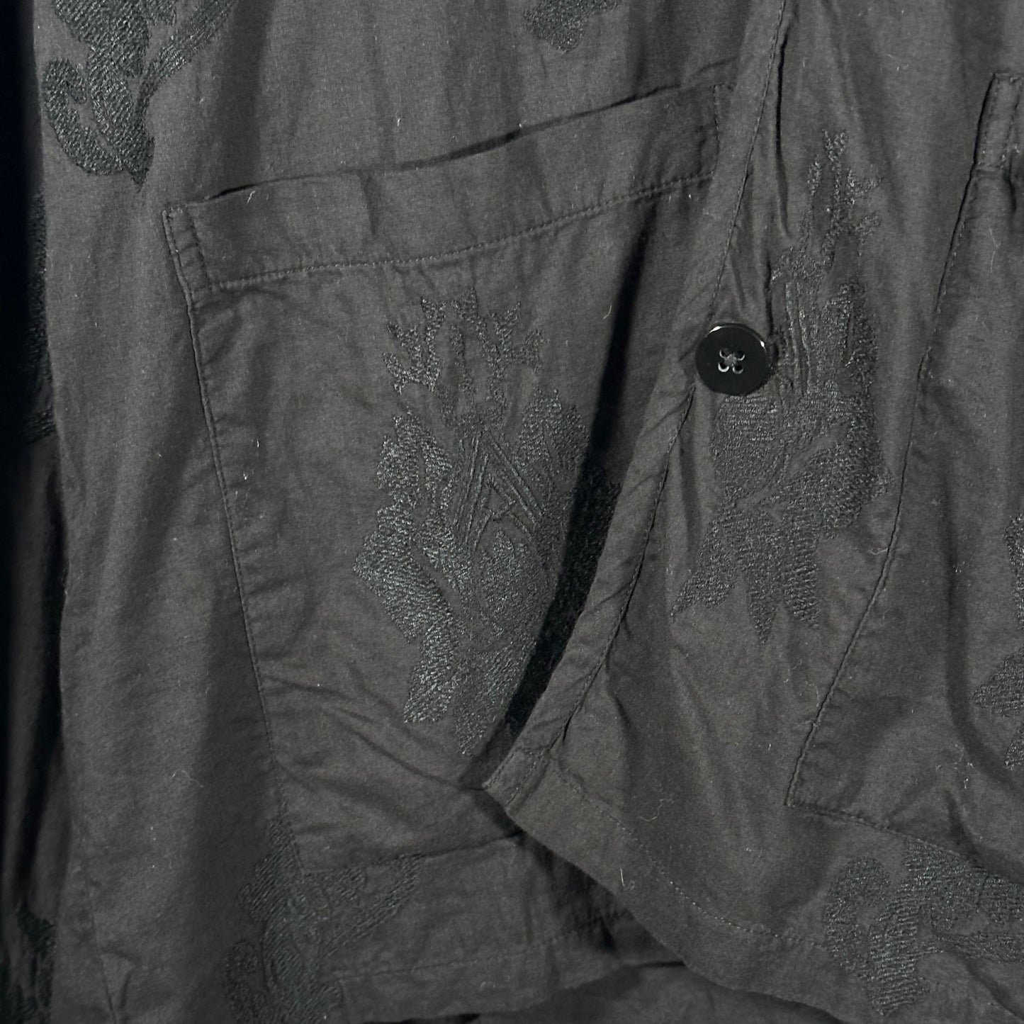 Beams Lights Black Floral Light Cardigan