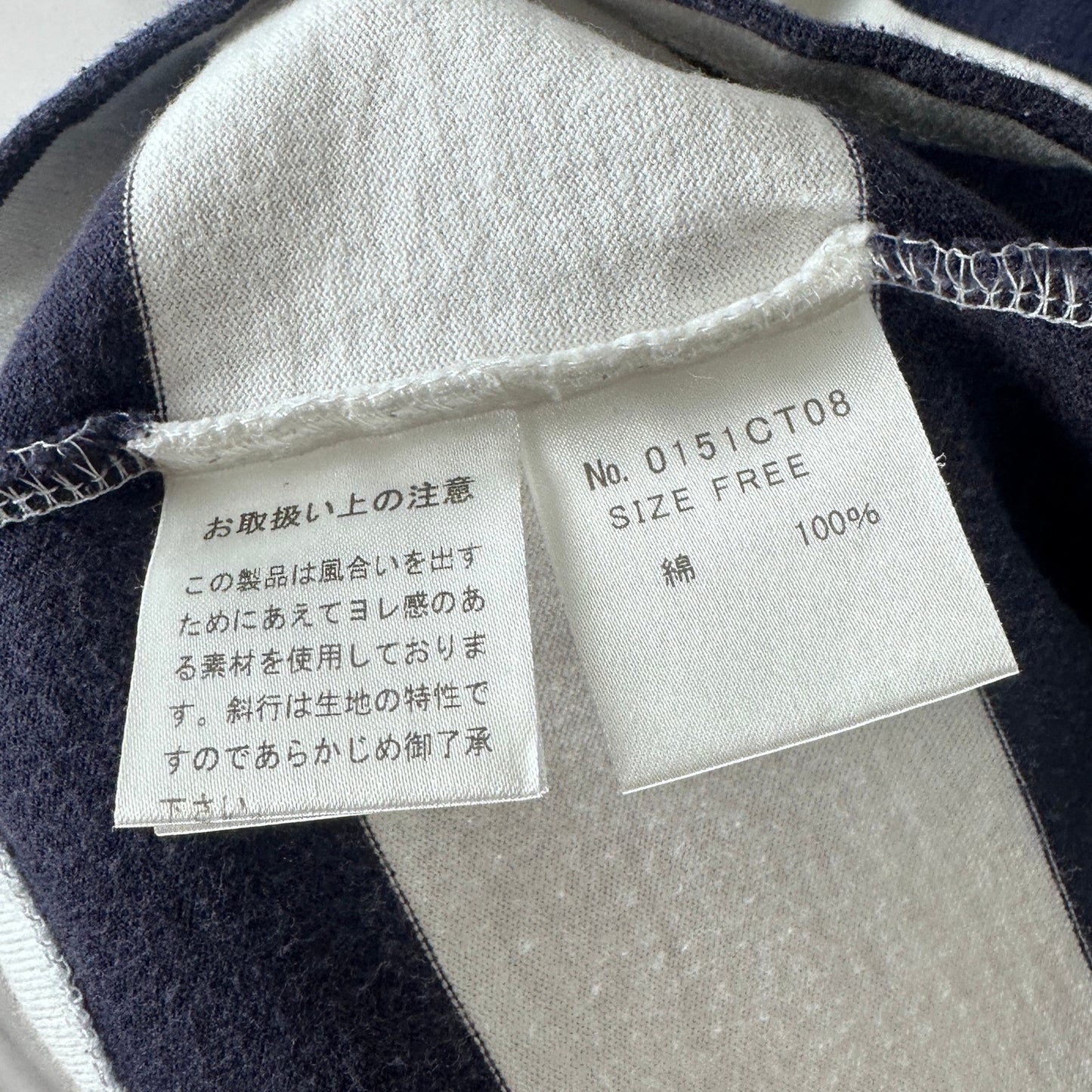 Hysteric Glamour Embroidered Striped Tee