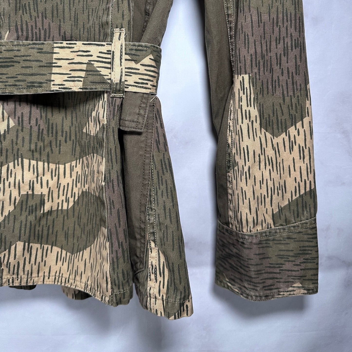 Kapital Military-Style Rain Camo Belted Parka