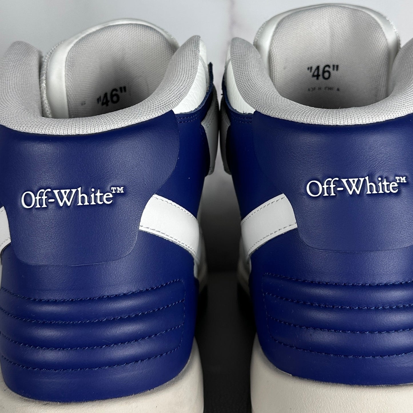 Off-White Out of Office Mid White/Navy Blue