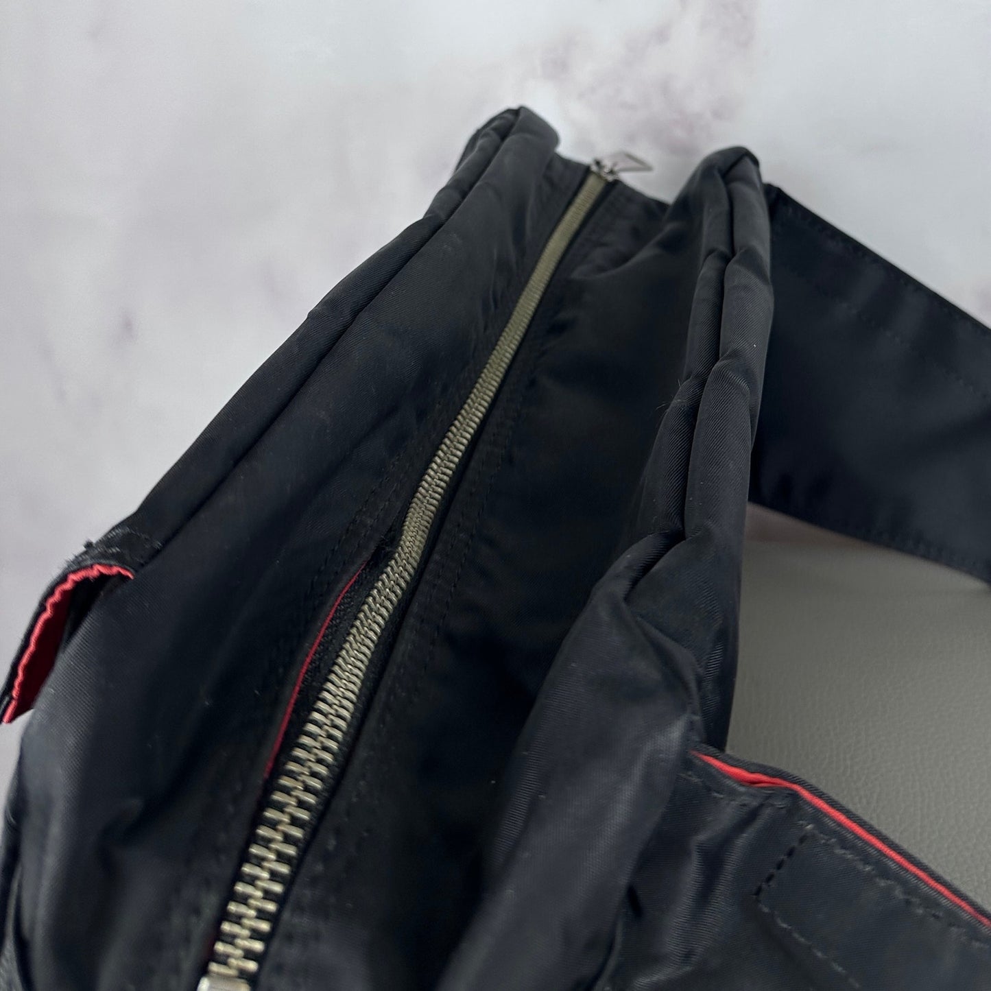 Porter Yoshida & Co. Black/Red Tanker Bag
