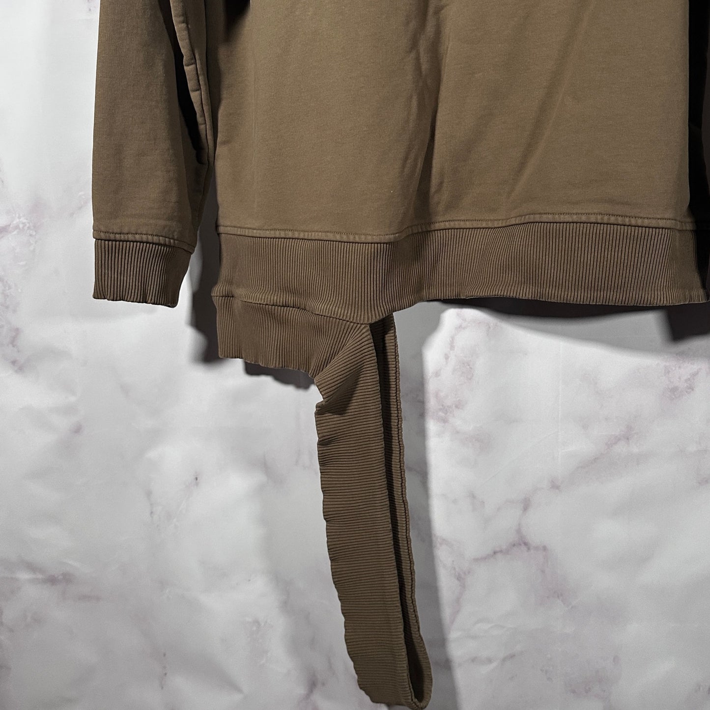 Helmut Lang Olive Double Hem Hoodie