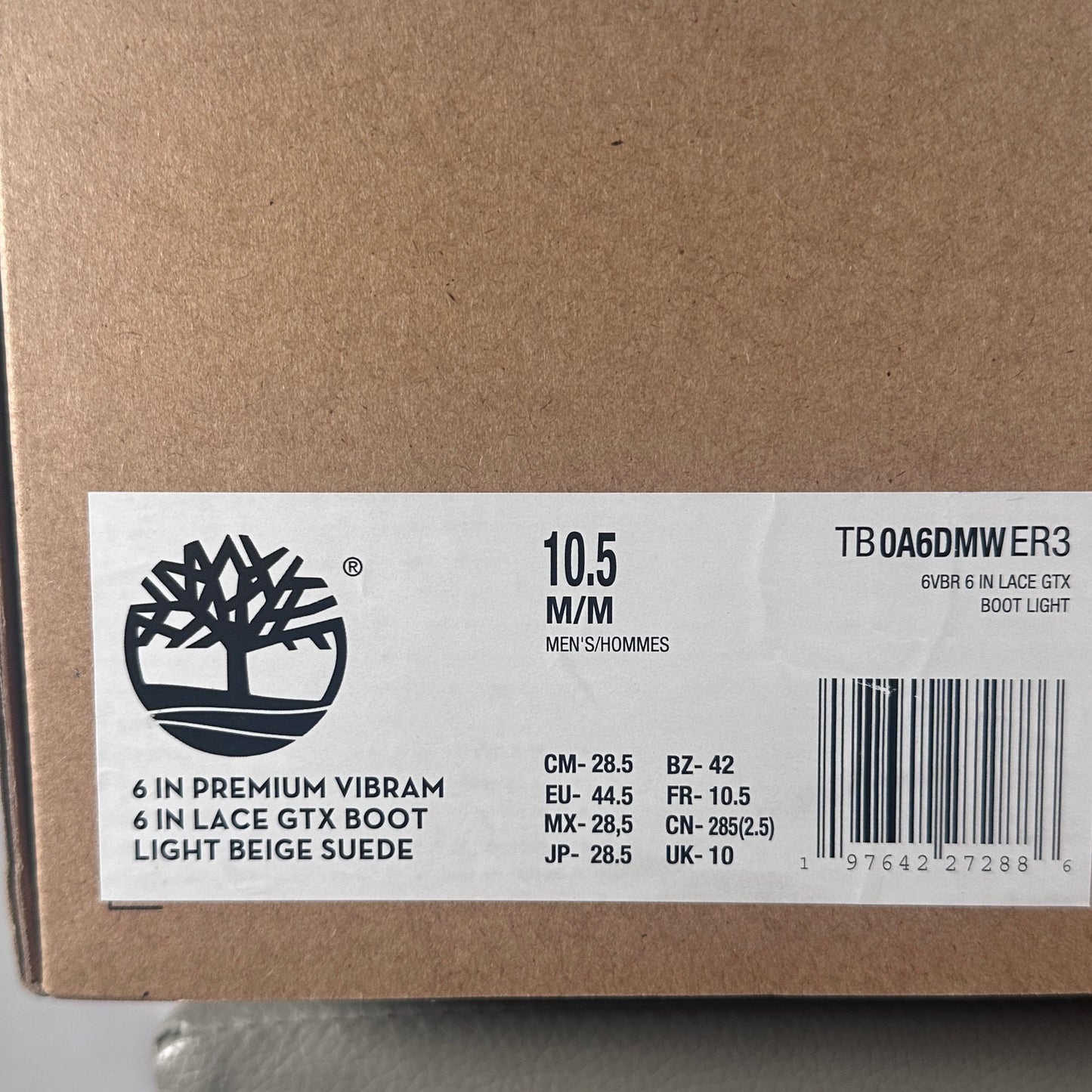 Timberland x nonnative 6” Lace Gore-Tex Boot Dark Wheat