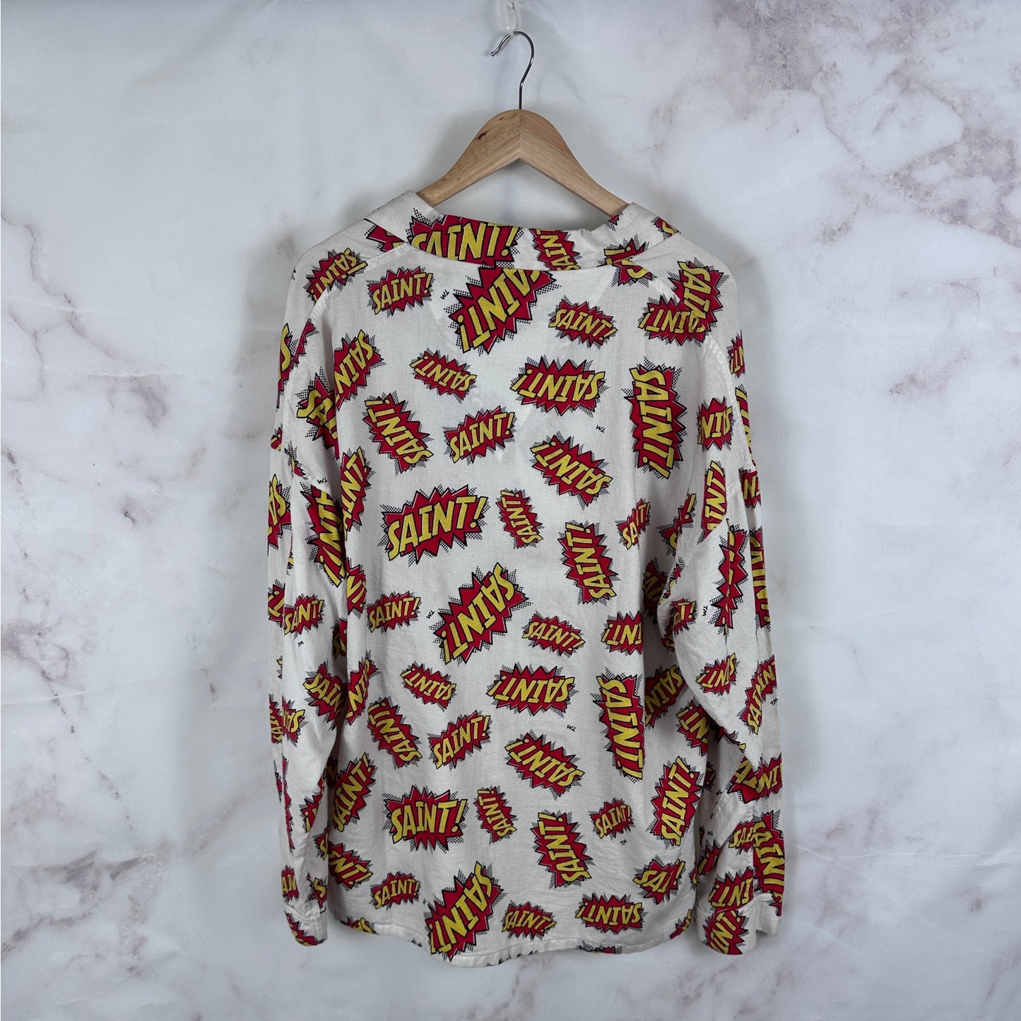 Saint Michael A/W22 POW Comic Button-Up Shirt