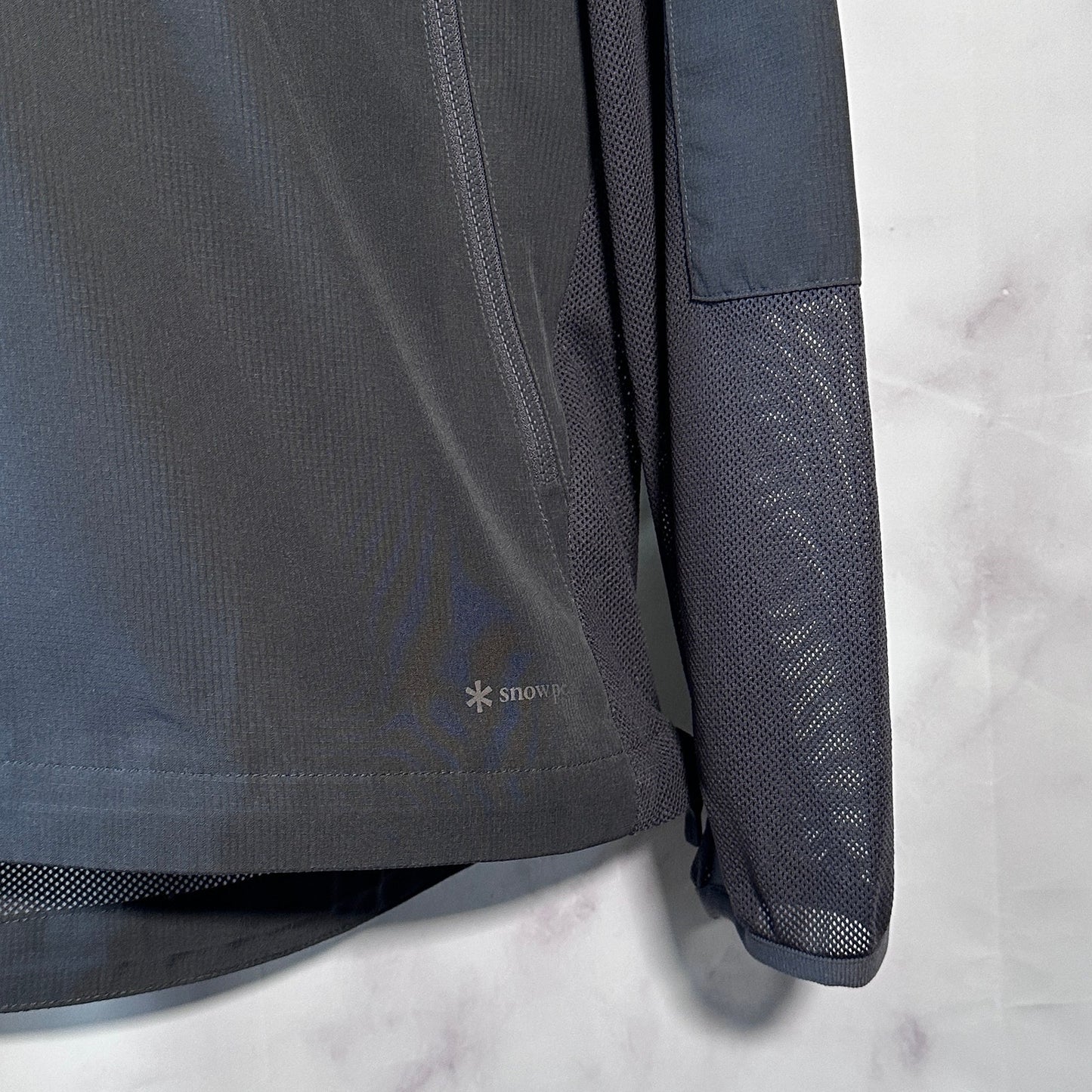 Snow Peak Insect Shield Grey Mesh Pullover Jacket