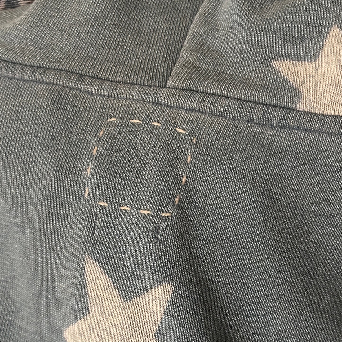Visvim Artisan Star Blue Zip-Up Hoodie
