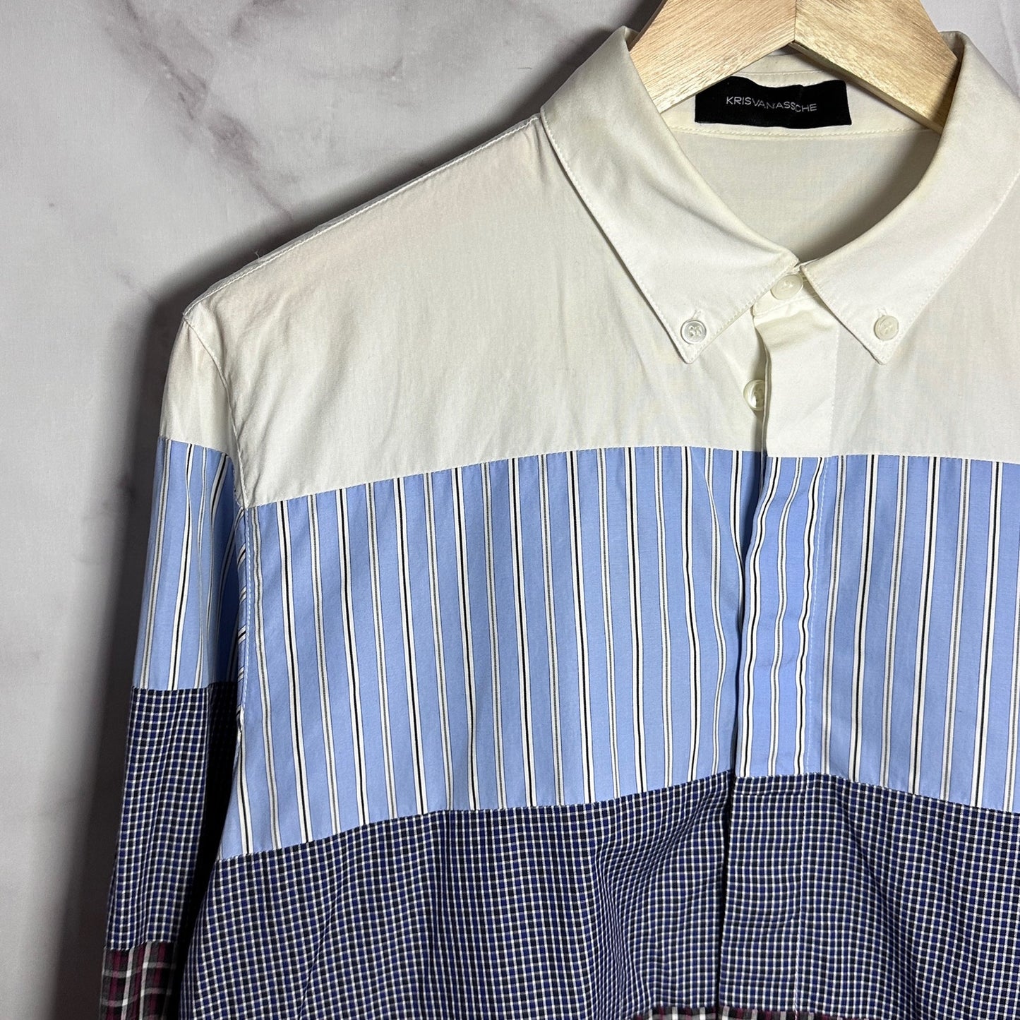Kris Van Assche A/W13 Hybrid Color Block Longsleeve