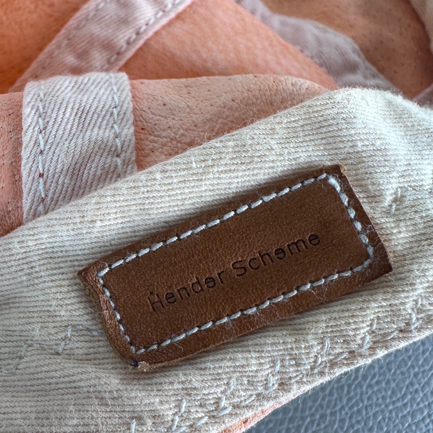 Hender Scheme Pigskin Jet 5-Panel Orange Hat