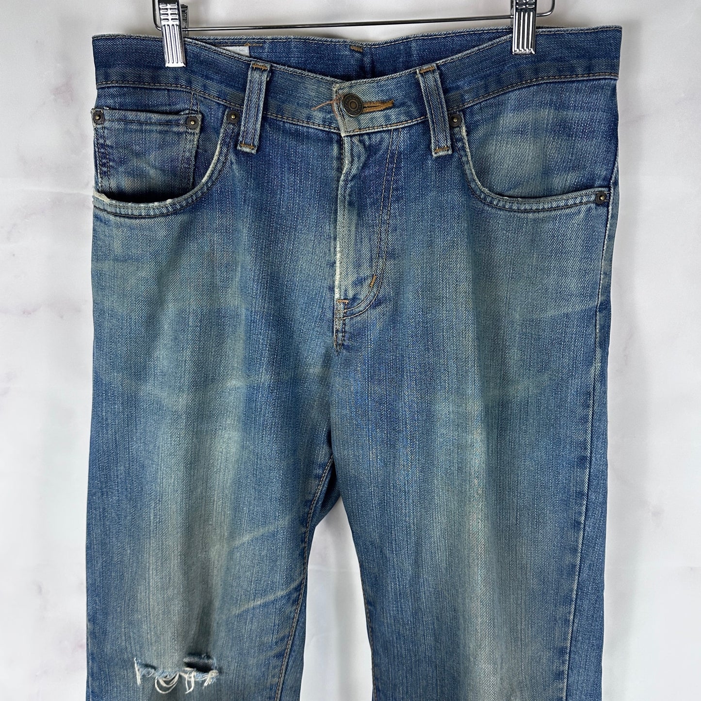 Edwin Distressed Straight 404 Denim