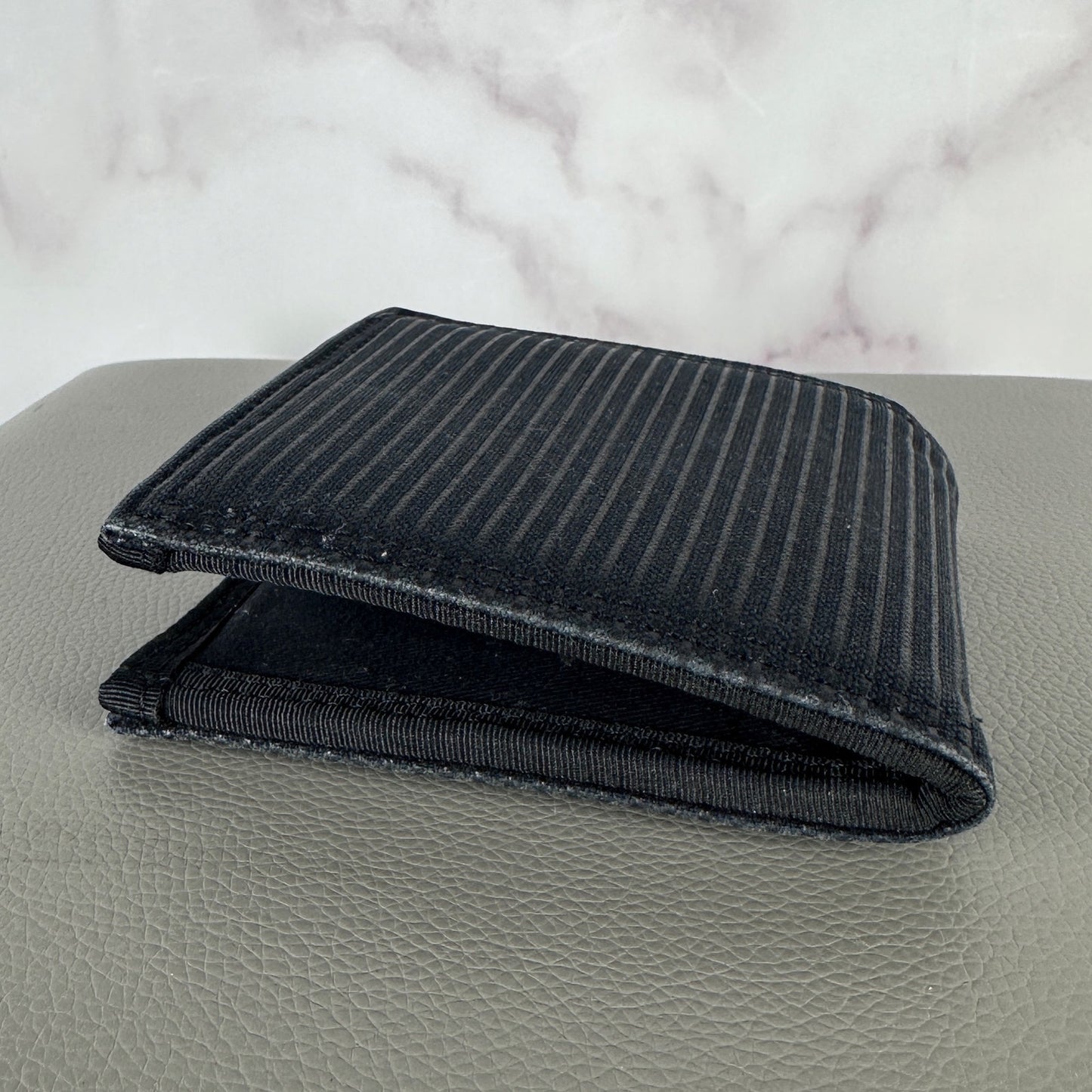 Porter Yoshida & Co. Striped Canvas Bifold Wallet