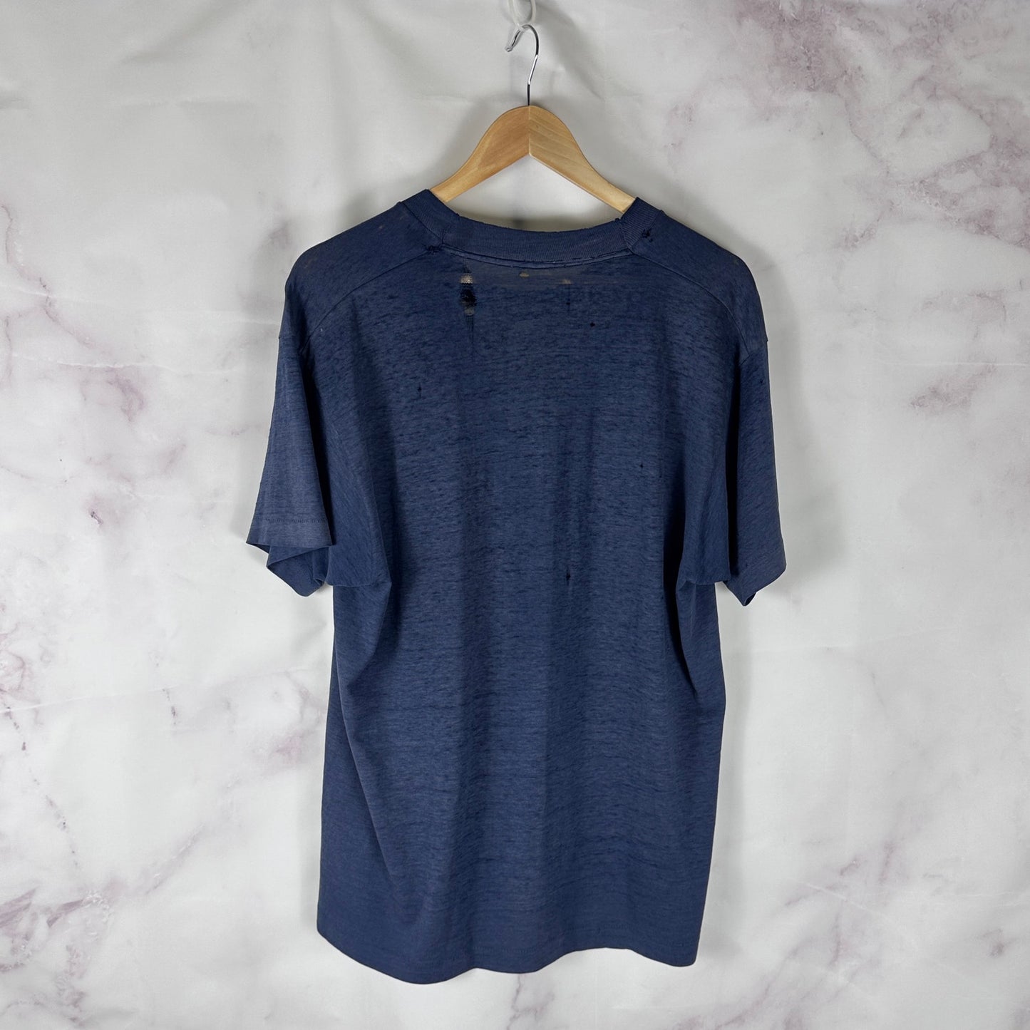 Vintage Thrashed Navy Pocket Tee