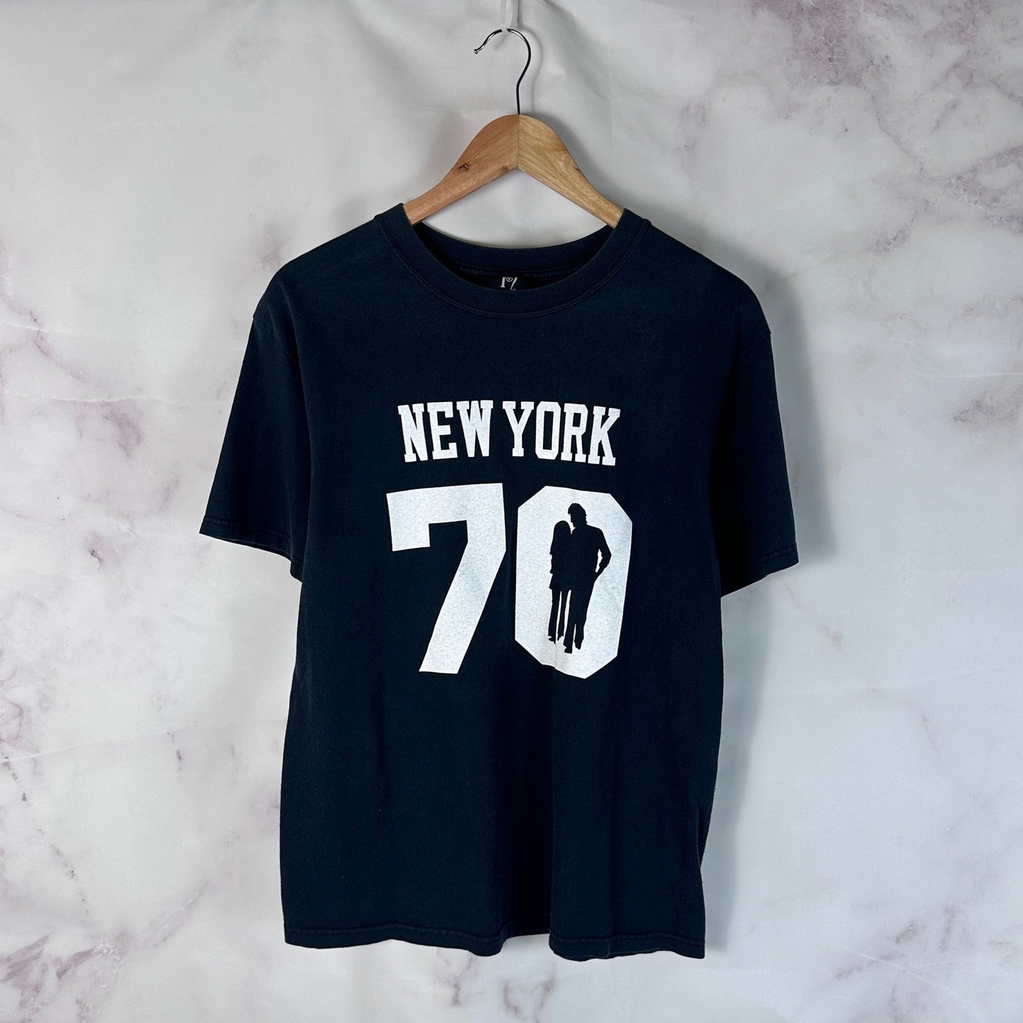 Nepenthes New York Black Print Tee