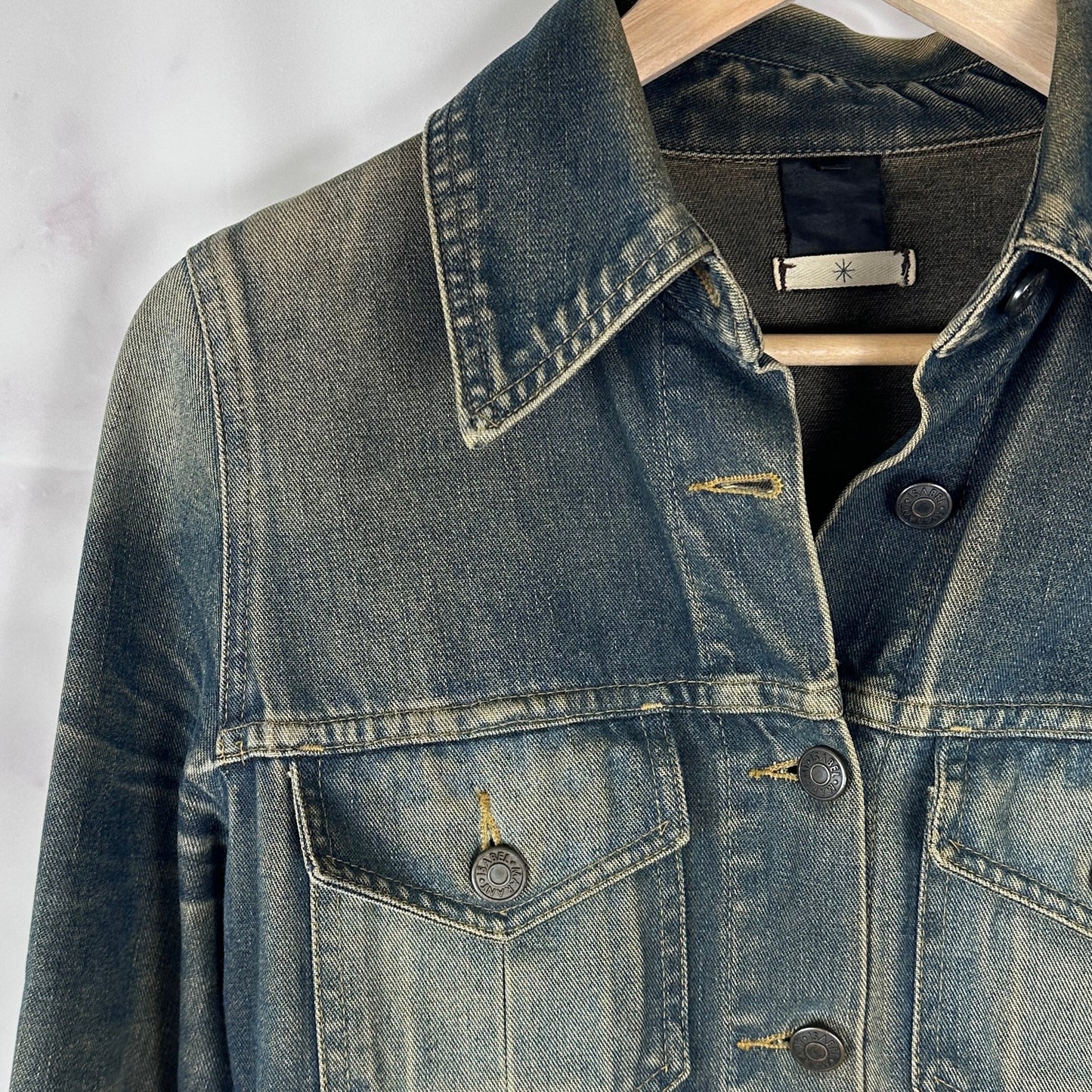 Isabel Marant Acid Wash Denim Jacket