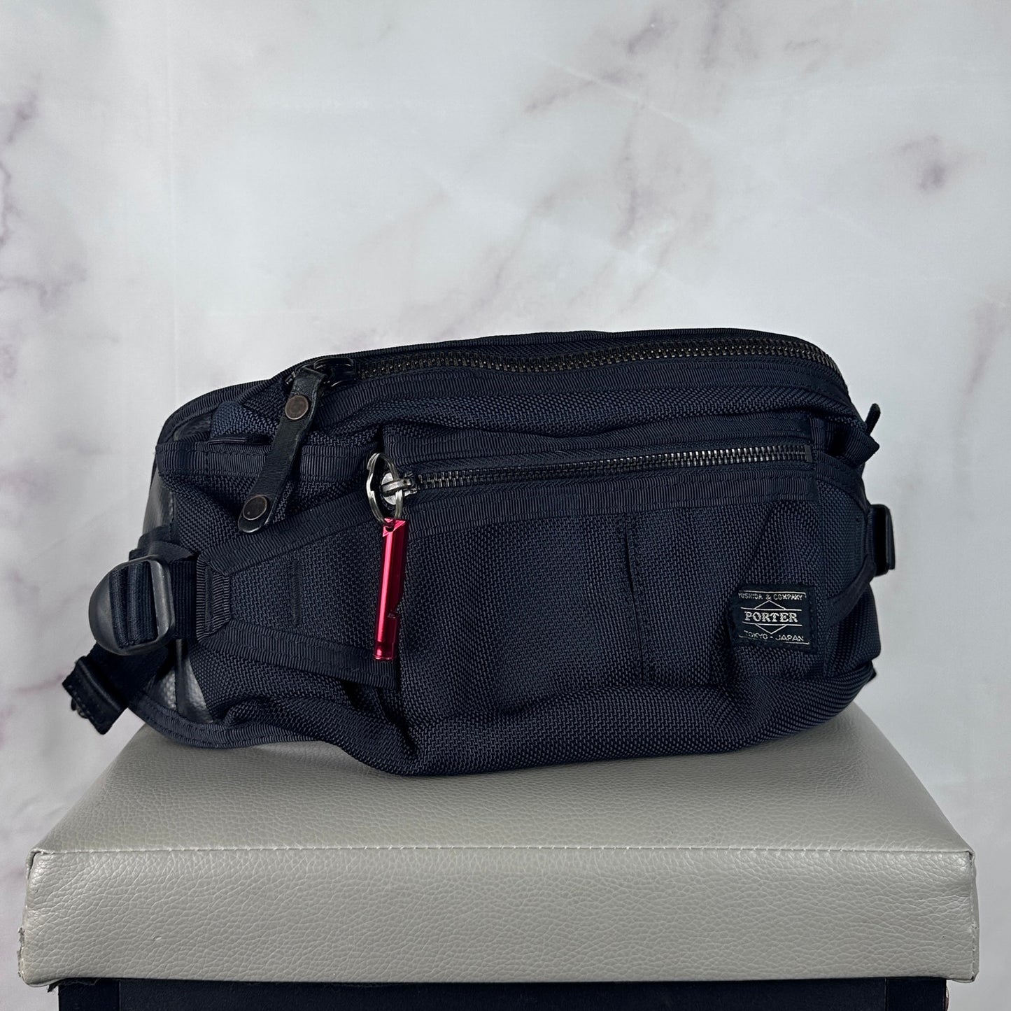 Porter Yoshida & Co. Black Heat Waist Bag