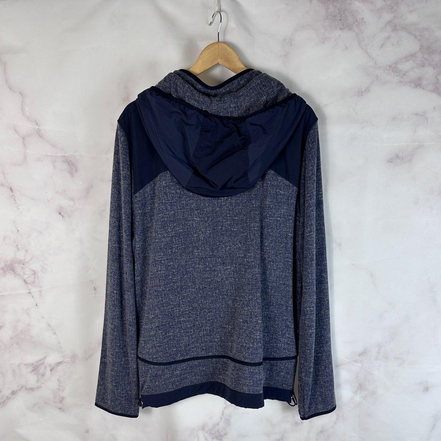 Louis Vuitton Navy Panel Hooded Jacket