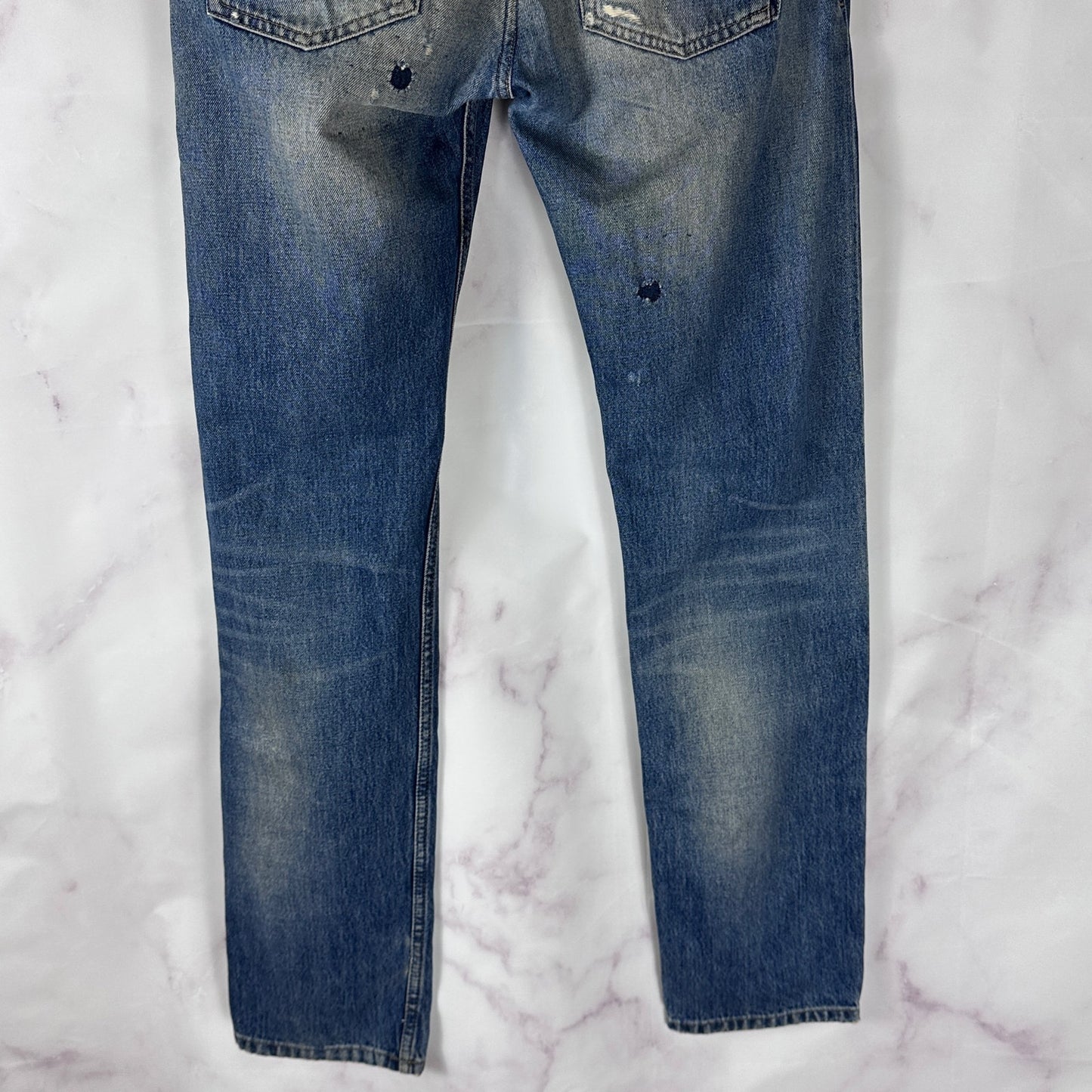 Diesel Black Gold Distressed Repaired Denim