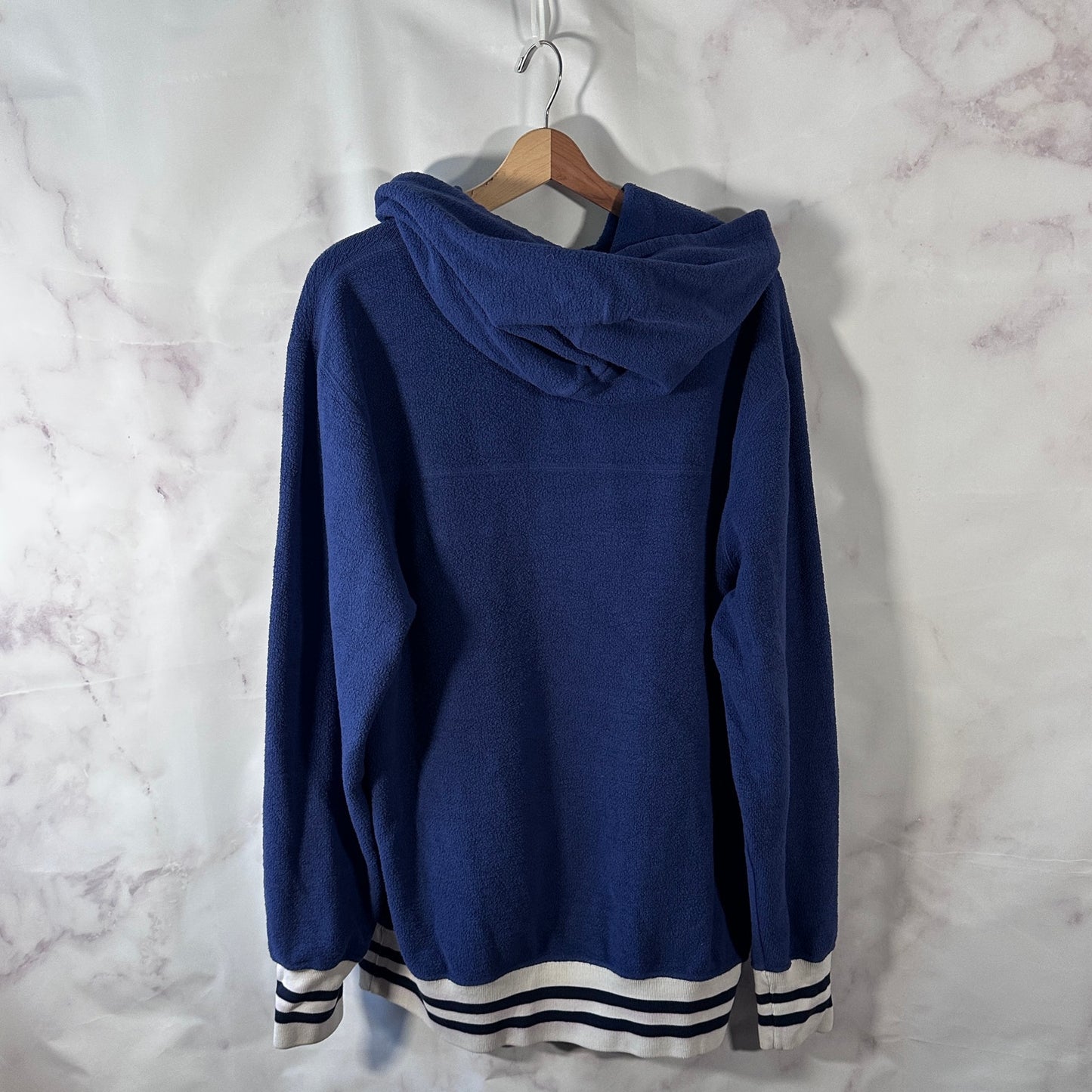 Aime Leon Dore F/W18 Blue Reverse Fleece Hoodie