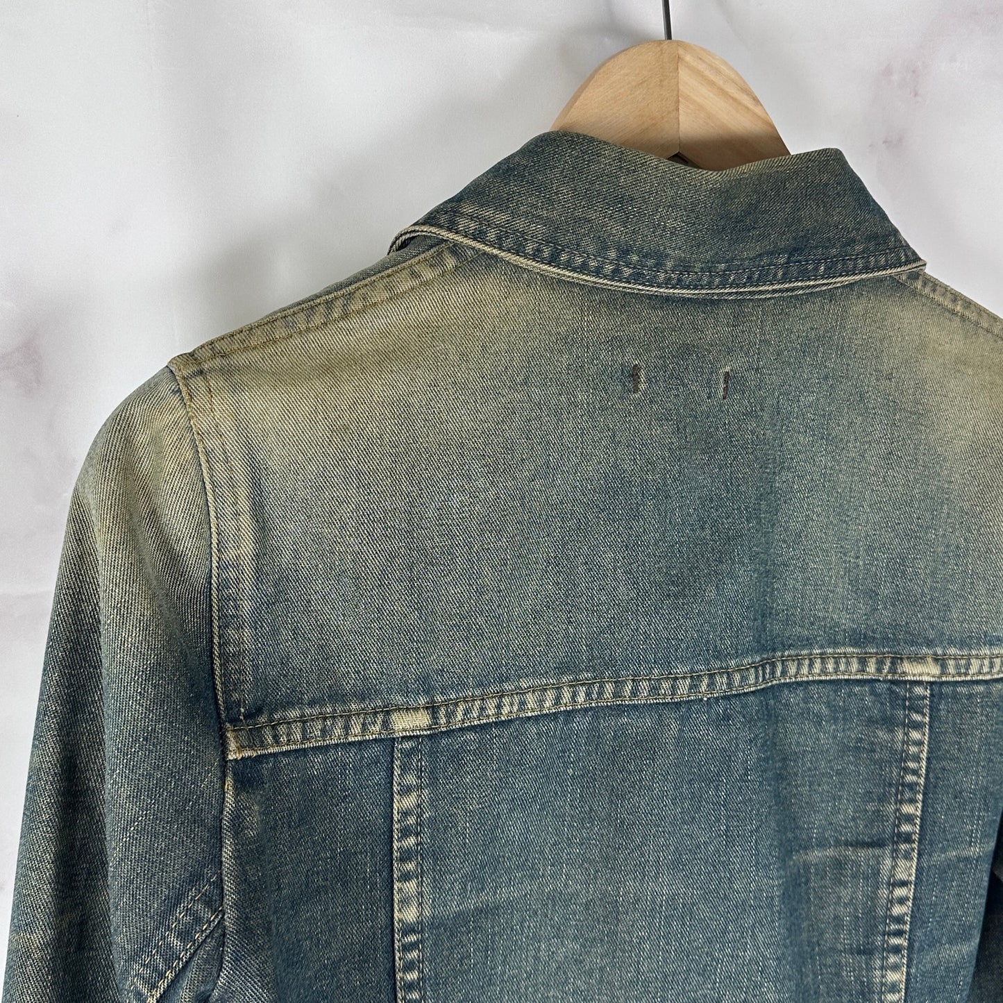 Isabel Marant Acid Wash Denim Jacket