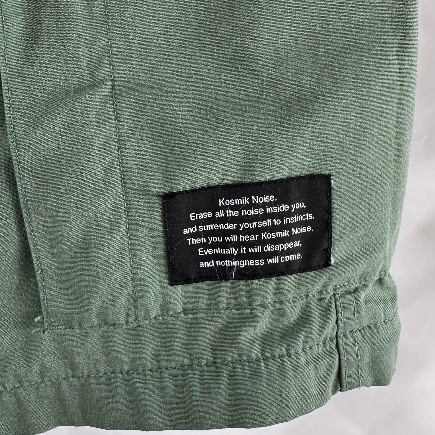 Undercover x GU Green Cargo Shorts