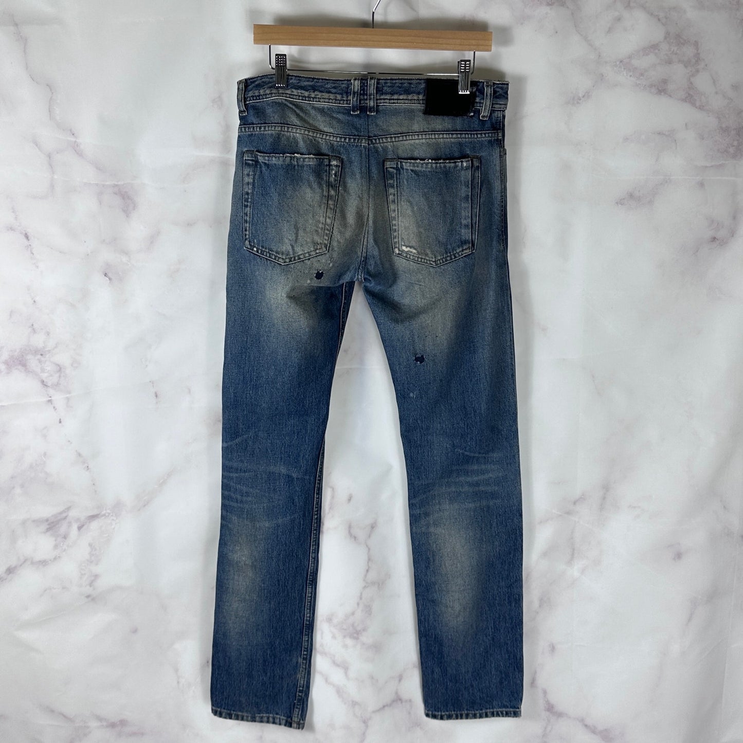 Diesel Black Gold Distressed Repaired Denim